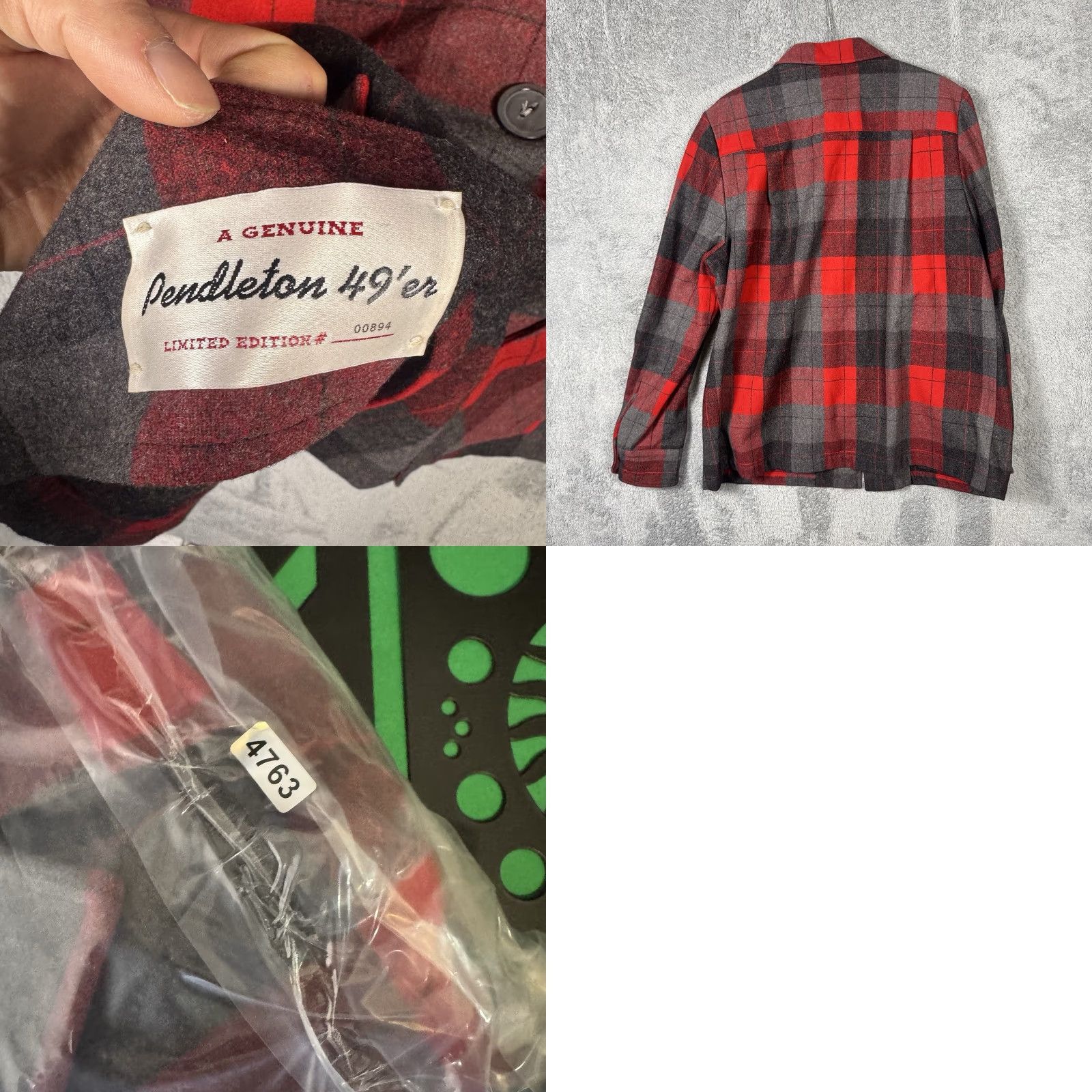 Pendleton VINTAGE Pendleton 49er Jacket Womens L Board Shirt Wool Limited Edition Jacket Size L / US 10 / IT 46 - 9 Thumbnail