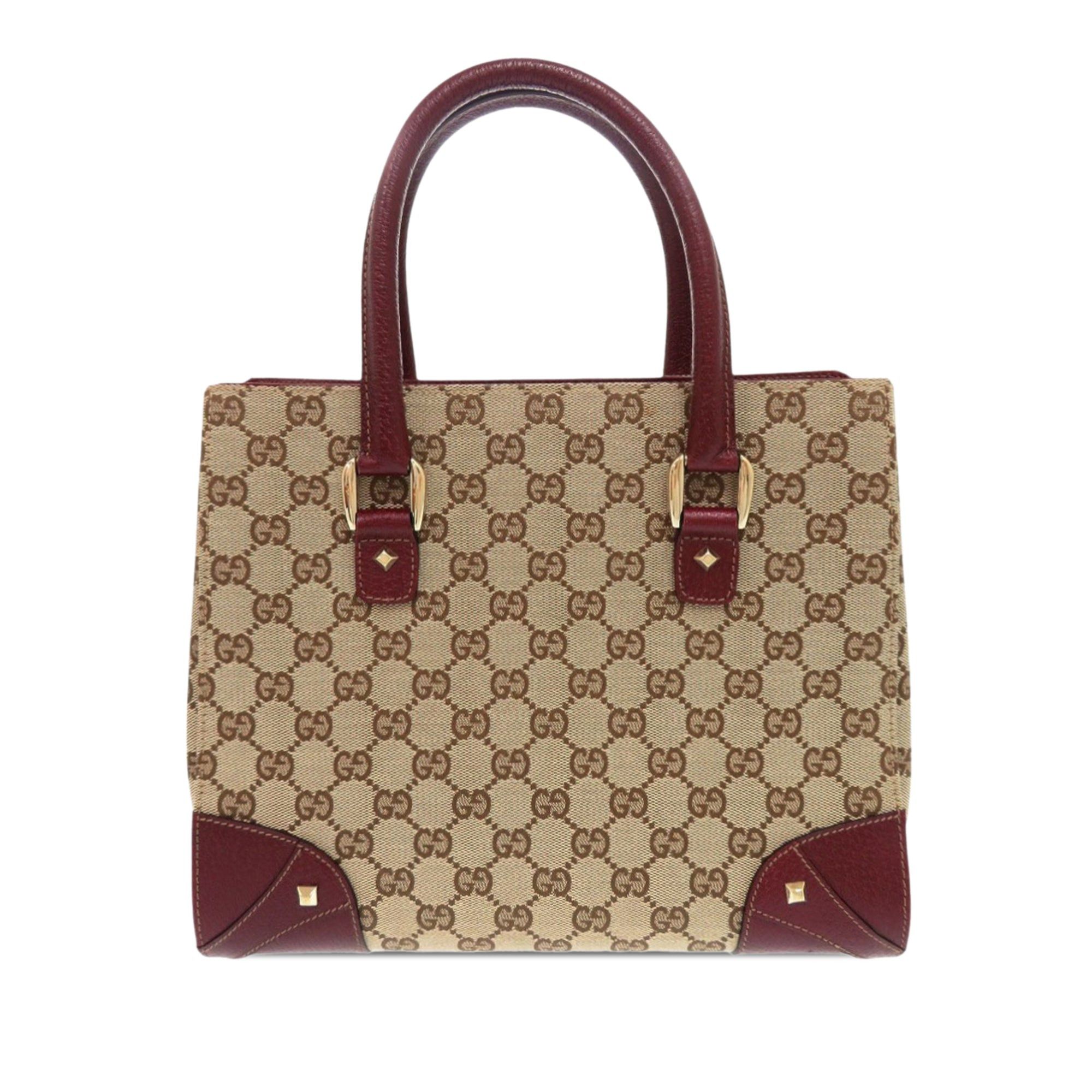 Gucci GG Canvas Nailhead Handbag Size ONE SIZE - 1 Thumbnail