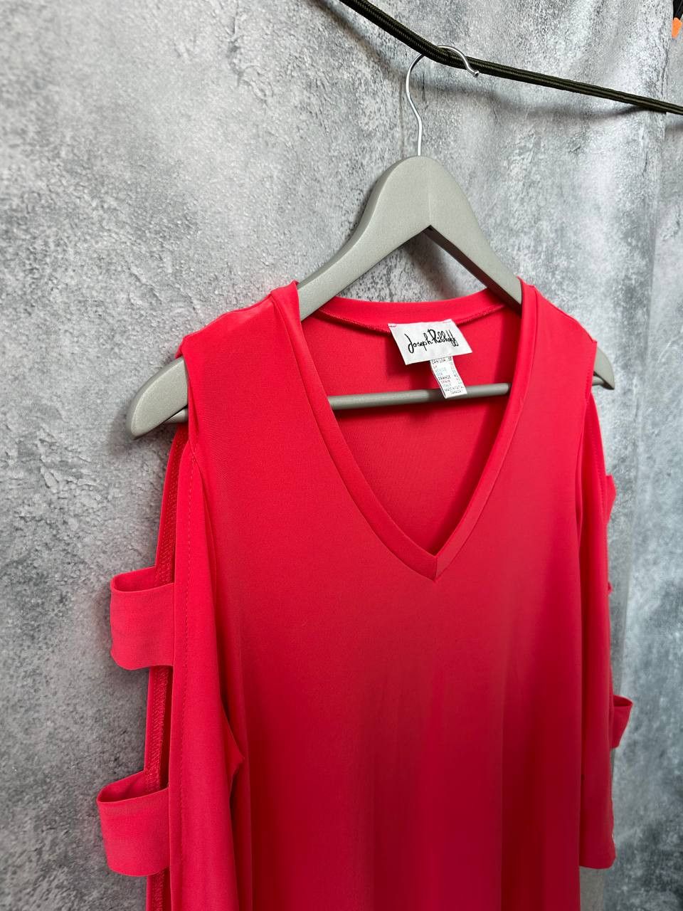 Joseph Ribkoff Joseph Ribkoff Red Ladder Sleeve Tunic Dress Canada Size M / US 6-8 / IT 42-44 - 4 Thumbnail