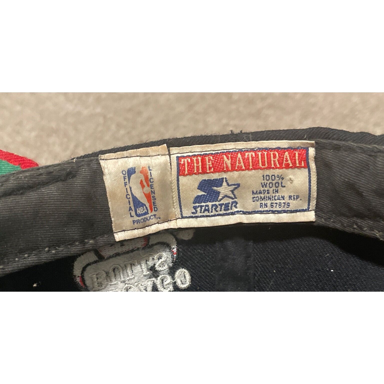 Starter Vintage 90s Starter Chicago Bulls Script NBA Snapback Hat Ca Size ONE SIZE - 8 Thumbnail