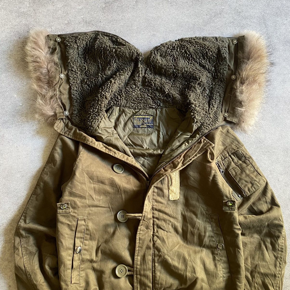 GOA N3B Beams Military Fur Bomber ~ Goa Style Size US M / EU 48-50 / 2 - 2 Thumbnail