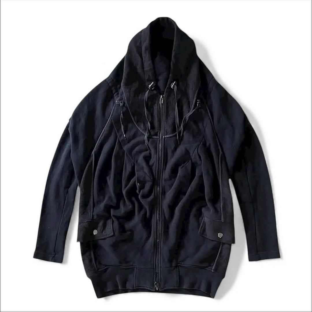 Yohji Yamamoto Gomme Homme by Yohji Yamamoto Maki Hiroshige Gimmick Hoodie Size US M / EU 48-50 / 2 - 3 Thumbnail
