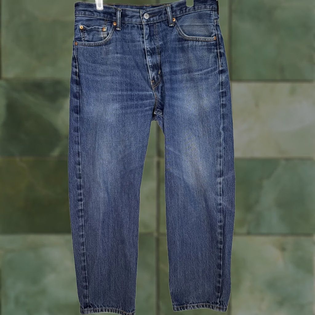 Levi's Levi's 550 Relaxed Fit Jeans Mens 34x30 Blue Denim Tapered Leg Mid Rise Zip Fly Size US 34 / EU 50 - 1 Thumbnail