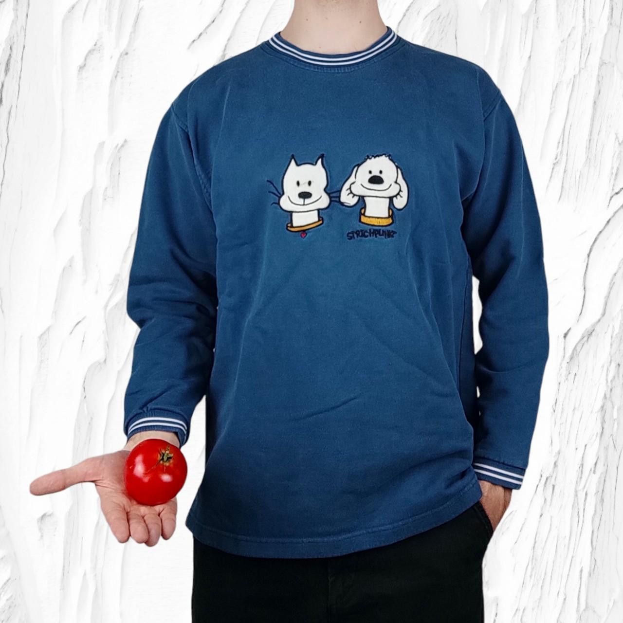 Vintage Vintage Sweatshirt with Embroidered Cute Dogs Size US L / EU 52-54 / 3 - 1 Thumbnail