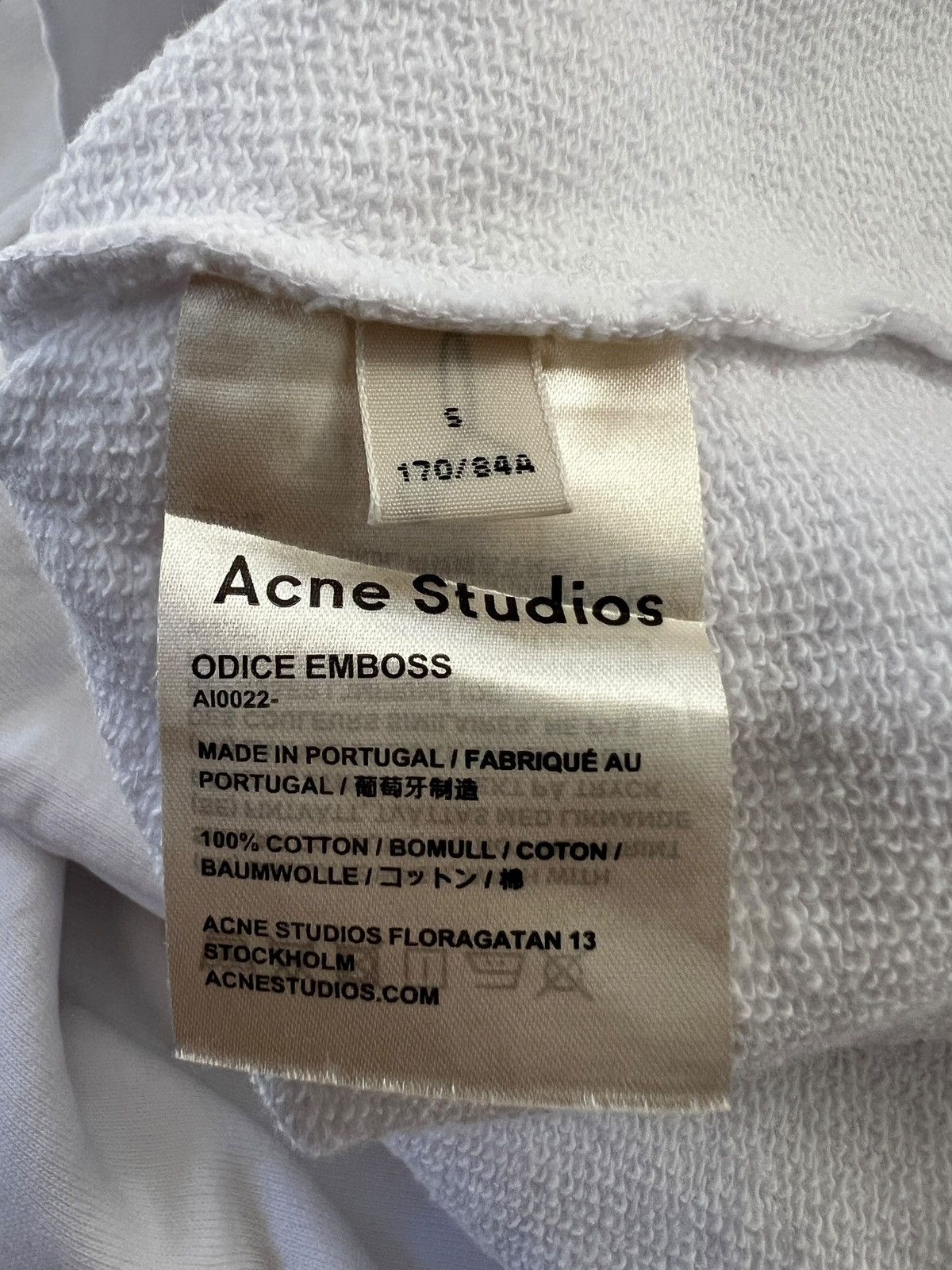 Acne Studios Acne Studios Odice Emboss Cropped Sweater Size M / US 6-8 / IT 42-44 - 10 Thumbnail