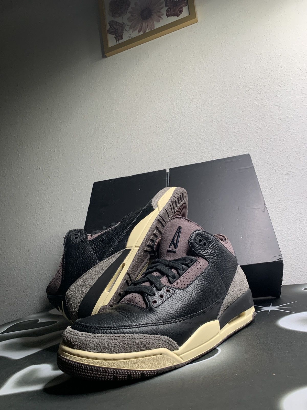 Nike A Ma Maniere X Air Jordan 3 Retro While you were sleeping Size US 11 / EU 44 - 1 Thumbnail