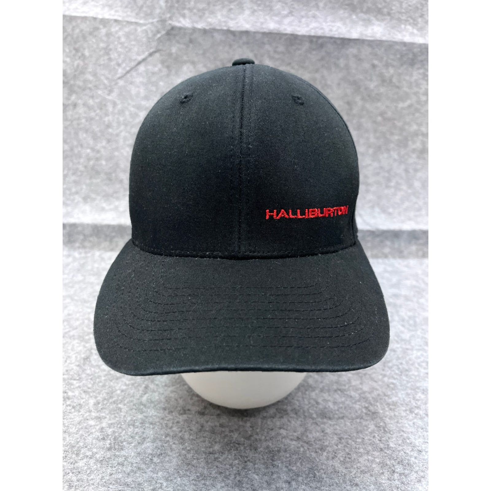 Port Authority Port Authority Hat Cap Fitted Adult Medium Black Cotton Blend Hat/Cap Mens Baseball Cap Port Authority Size ONE SIZE - 2 Thumbnail