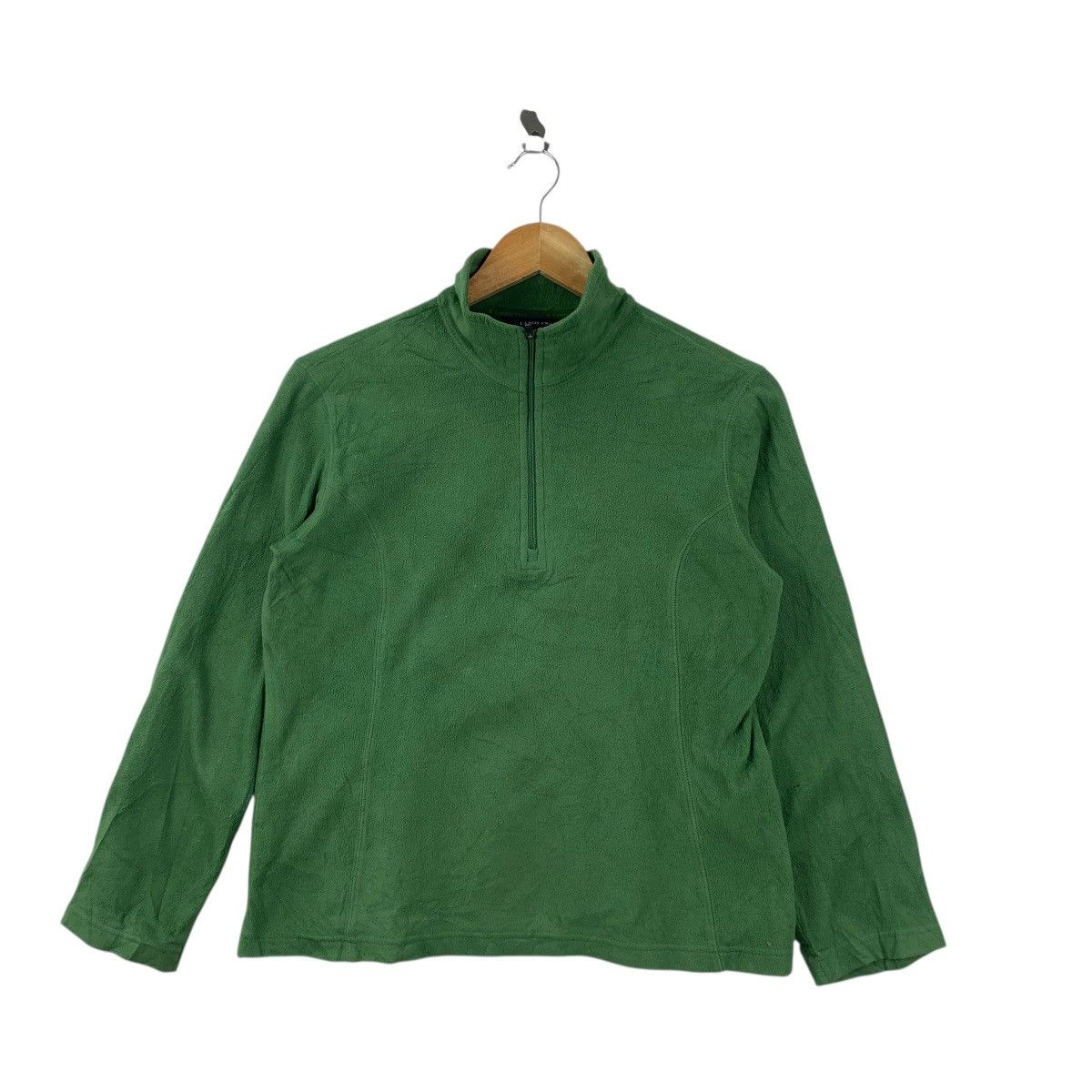Lands' End Vintage LANDS’ END x THERMA CHECK Half Zipper Fleece Jacket Size M / US 6-8 / IT 42-44 - 4 Thumbnail