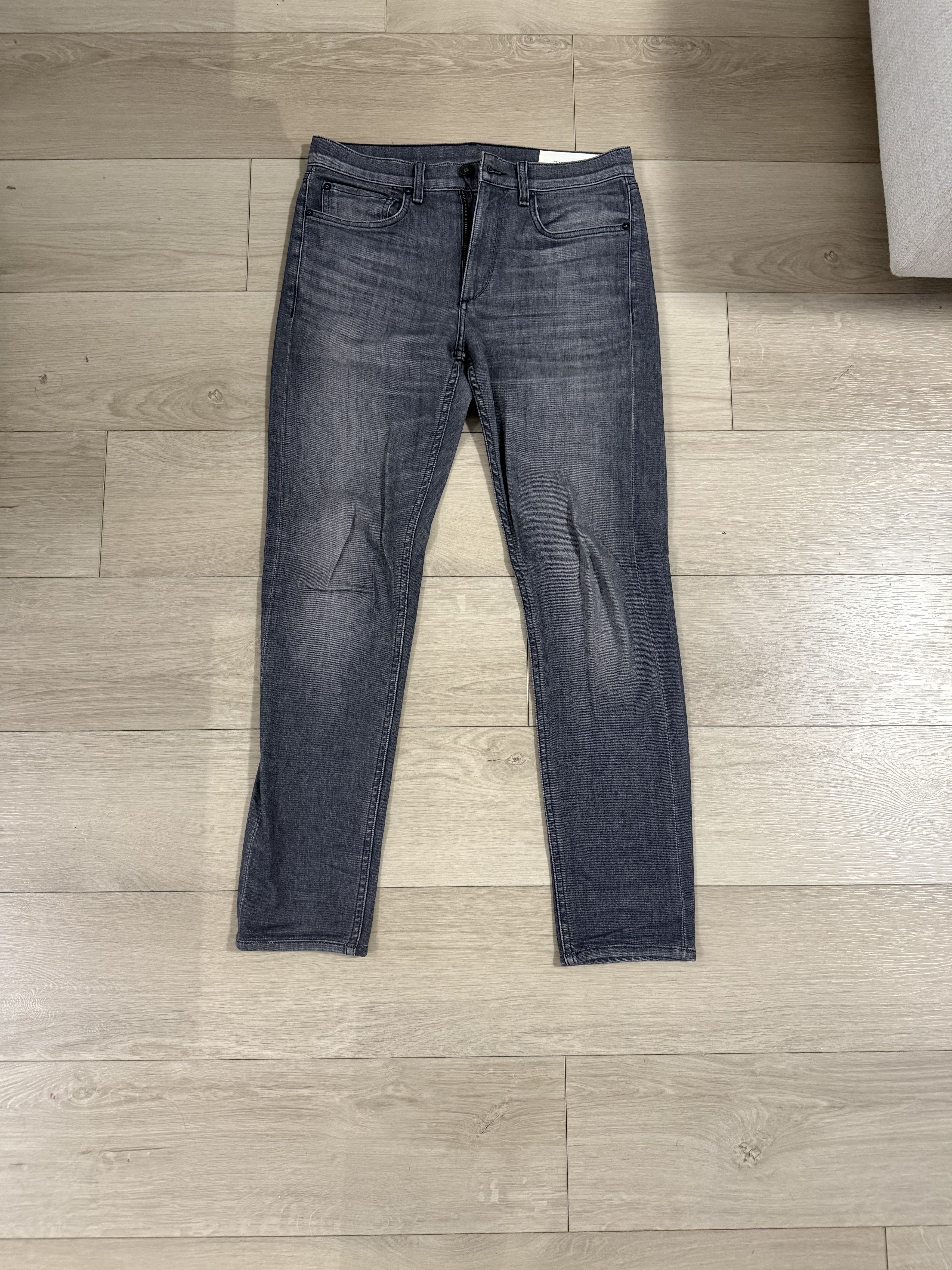 Rag & Bone Rag & Bone Dark Gray Jeans - 30/32 Fit 2 Slim Size US 30 / EU 46 - 1 Thumbnail