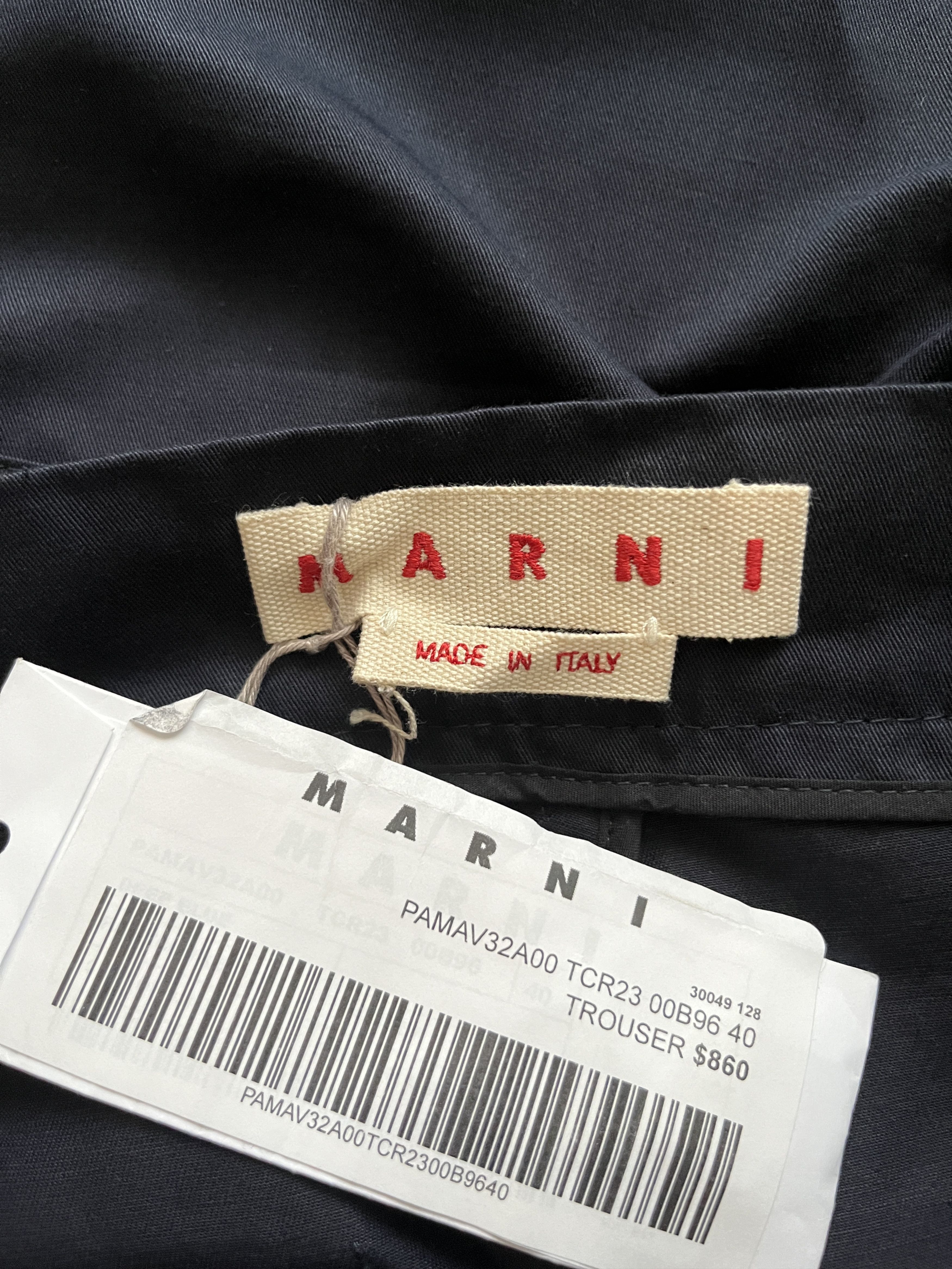 Marni ⚡️QUICK SALE⚡️Marni Navy Button Pants Trousers Size 30" / US 8 / IT 44 - 3 Thumbnail