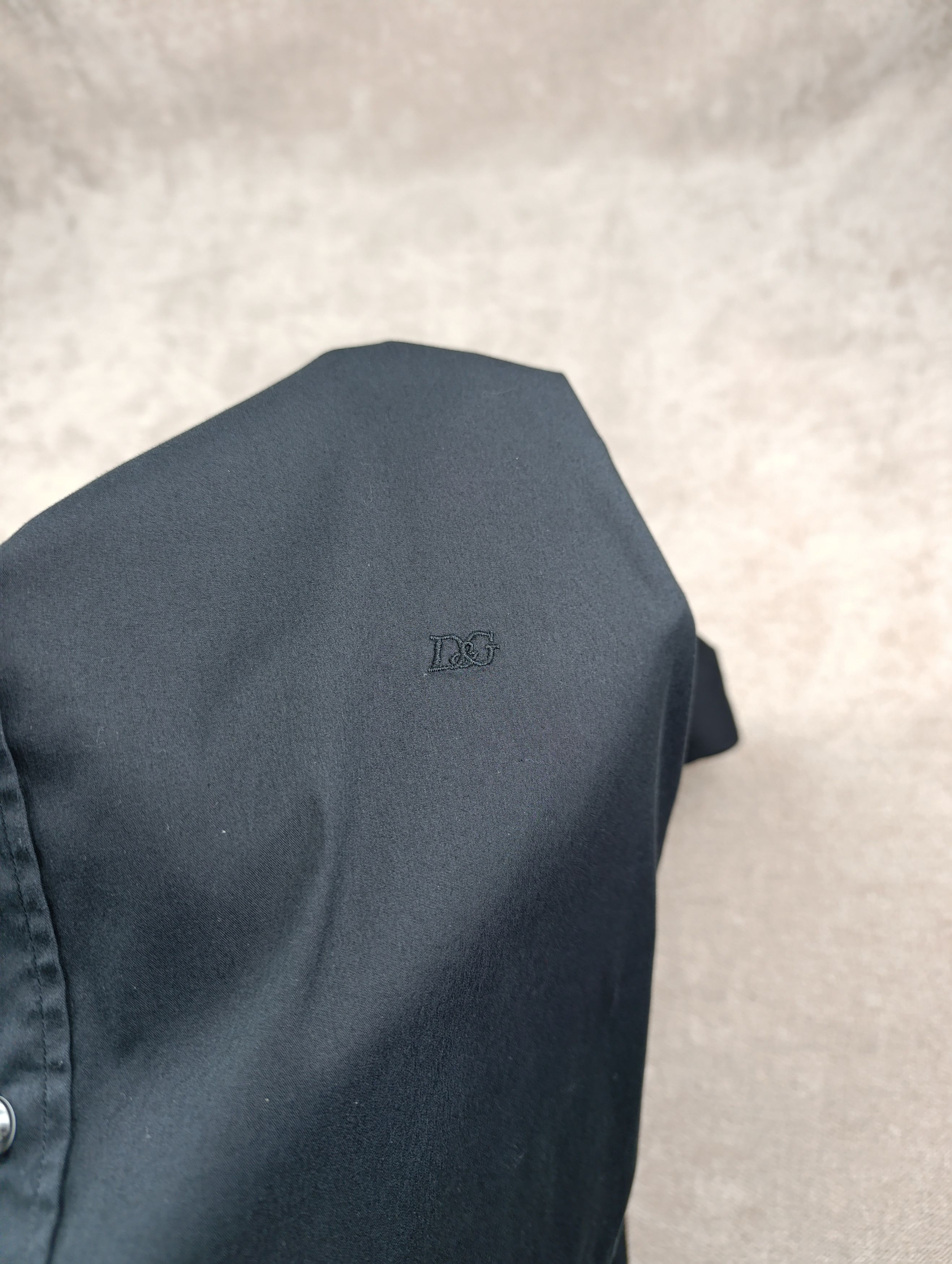 Dolce & Gabbana DOLCE & GABBANA VINTAGE D&G SLIM BLACK SHIRT BUTTON UP MINI Size US M / EU 48-50 / 2 - 3 Thumbnail