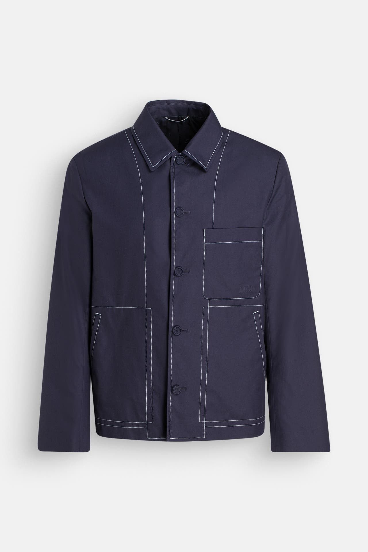 Dior RARE Dior SS24 Kim Jones Navy Workwear Jacket Size US M / EU 48-50 / 2 - 7 Thumbnail