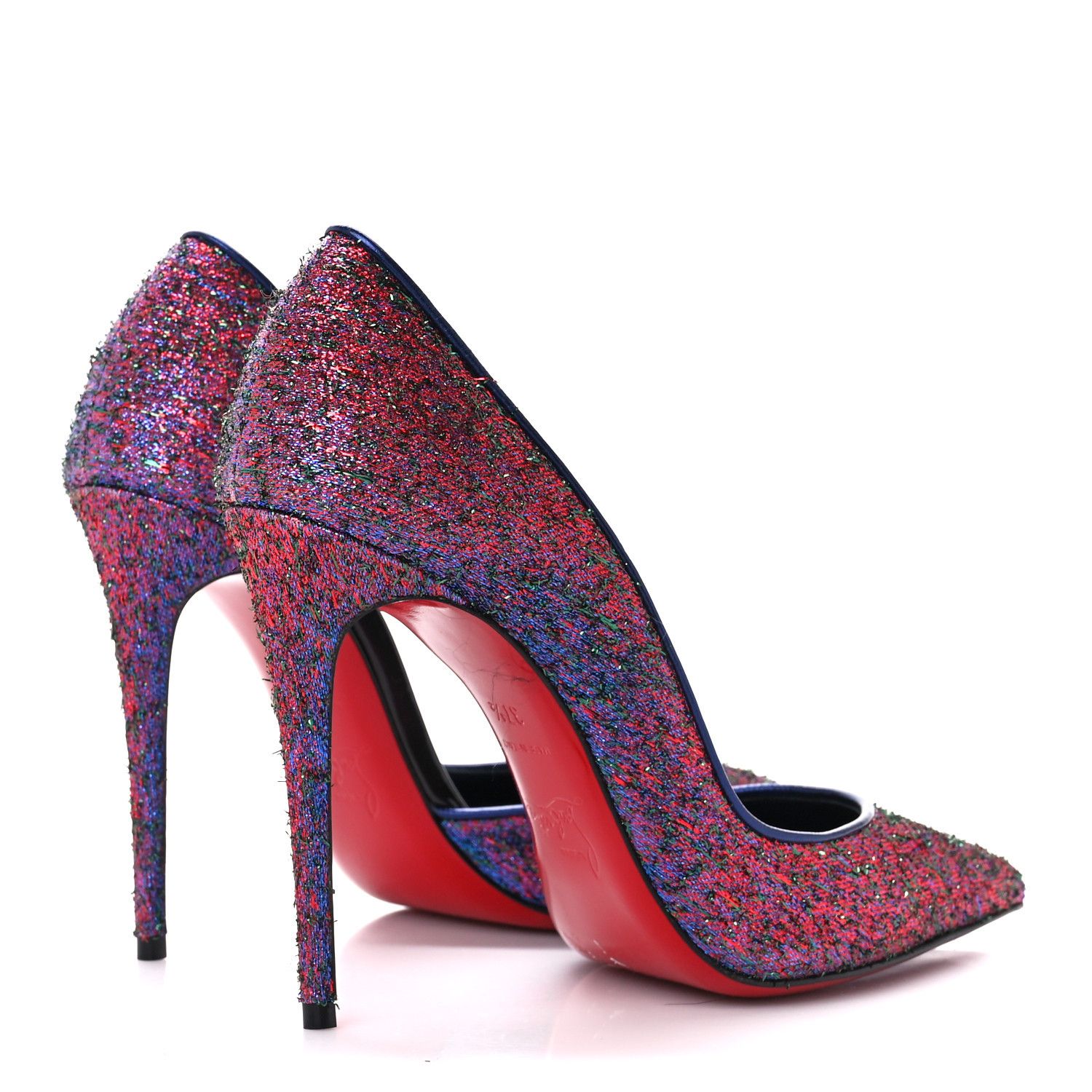 Christian Louboutin o1s1wg110924 Kate 100 Starlight Pumps in Multicolor Size US 10 / IT 40 - 4 Thumbnail