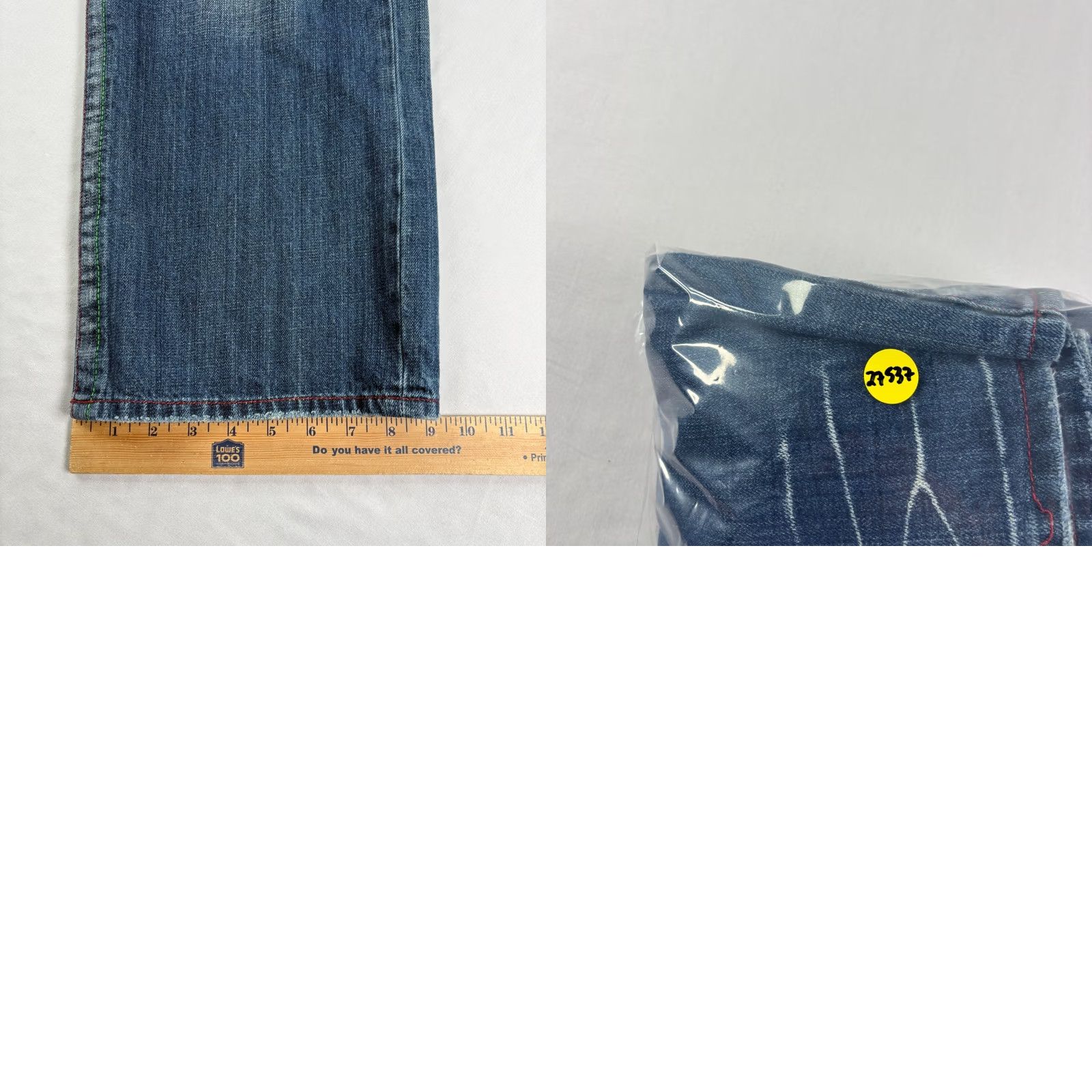 Akademiks VINTAGE Akademiks Jeans Mens 38x32 Blue Baggy Hip Hop Embroidered Jeans Size US 38 / EU 54 - 9 Thumbnail