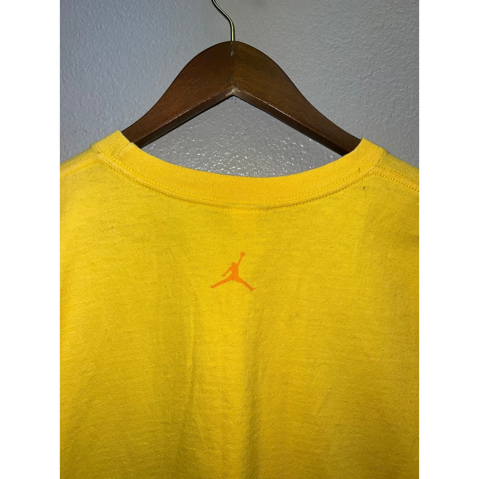 Jordan Brand Nike Air Jordan Shirt AF1 Air Fusion 1 Promo Yellow Tee L Size US L / EU 52-54 / 3 - 9 Thumbnail
