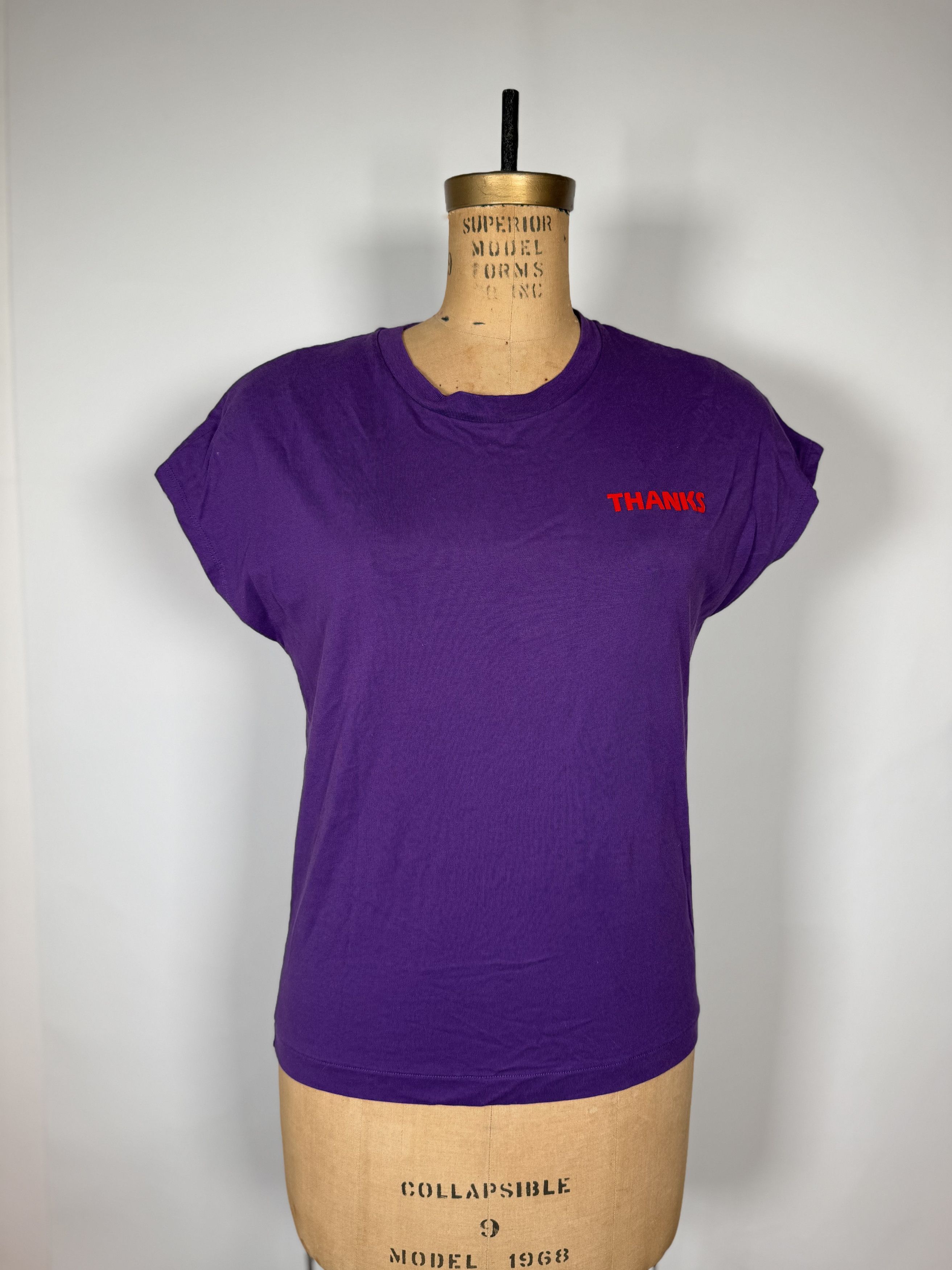 Sandro Sandro Thanks T-Shirt Size XS / US 0-2 / IT 36-38 - 1 Thumbnail