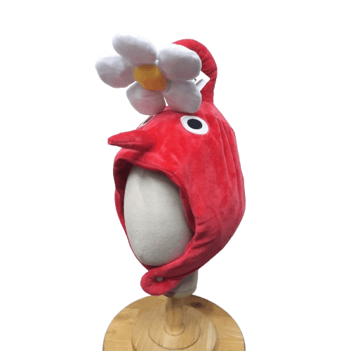 Nintendo 🌸 Pikmin face by nintendo cartoon anime earflap hat Size ONE SIZE - 2 Thumbnail