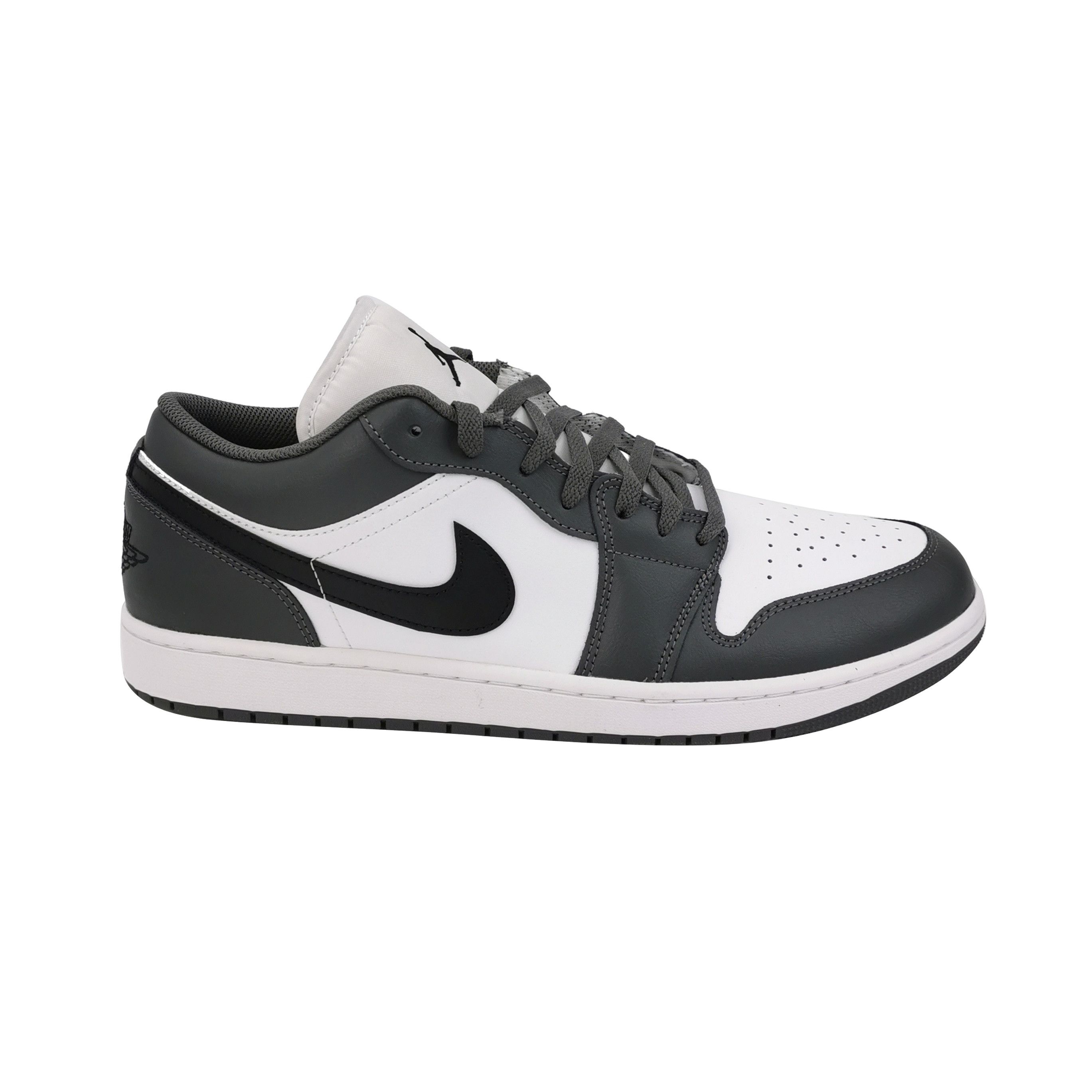 Nike Air Jordan Grey Leather AJ1 Low US 14 Size US 15 / EU 48 - 1 Thumbnail