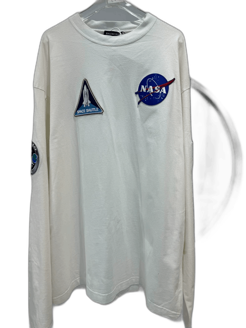 Balenciaga Balenciaga x NASA White Sweatshirt Size US XS / EU 42 / 0 - 1 Thumbnail