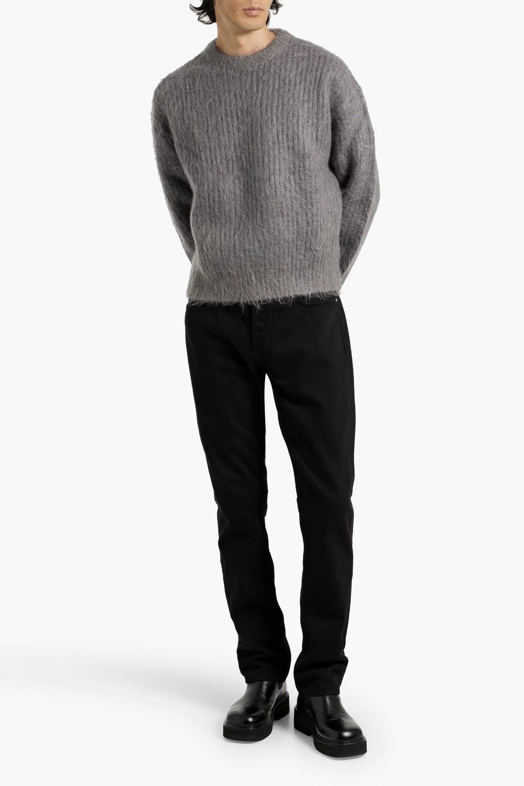 John Elliott BNWT John Elliott Mohair Sweater long sleeve crew oversized Size US XL / EU 56 / 4 - 1 Thumbnail