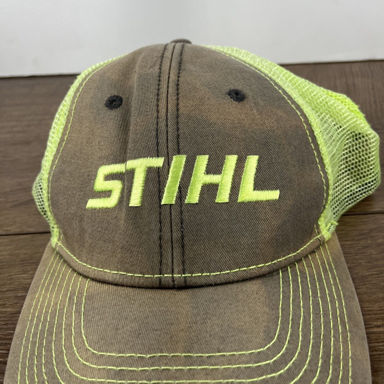 Other Stihl Hat STIHL Gray Hat Adjustable Adult Size Hat Gray Cap Size ONE SIZE - 6 Thumbnail