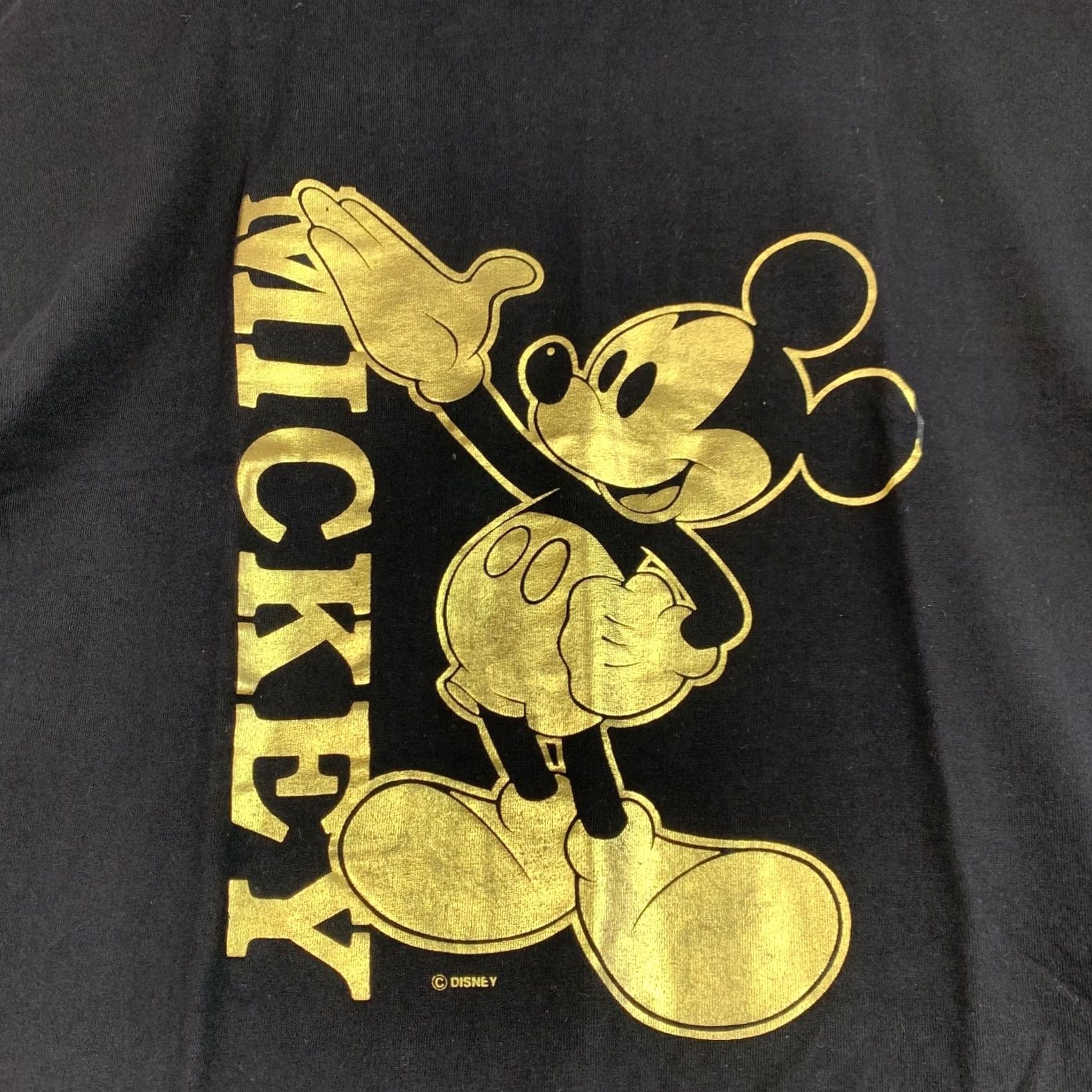 Mickey Unlimited VINTAGE Mickey Unlimited Velva Sheen Gold Black Crew Disney Tee T-Shirt Large Mens Size US L / EU 52-54 / 3 - 2 Thumbnail