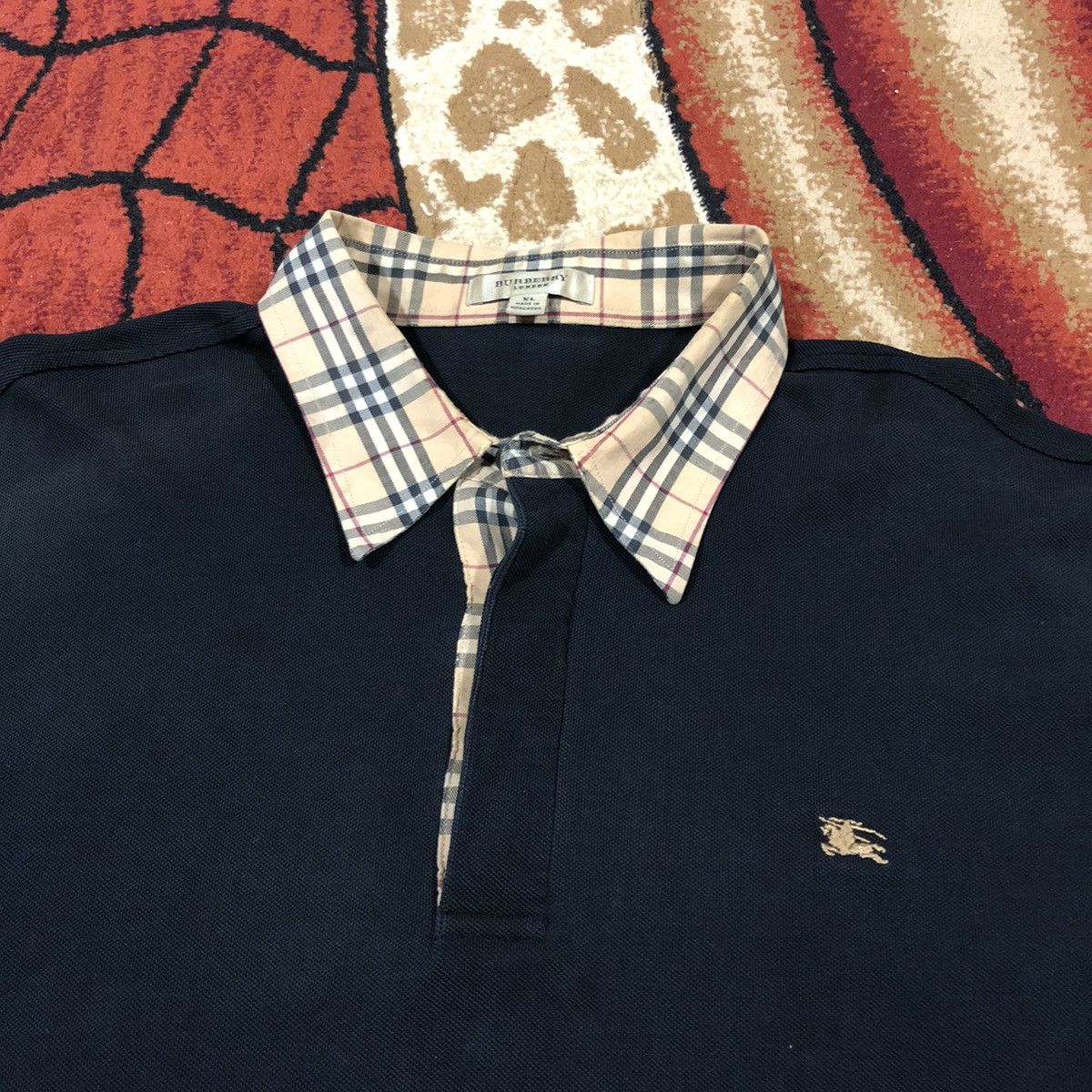 Burberry Vintage Thrashed Faded Burberry Novacheck Longsleeve Shirt Size US XL / EU 56 / 4 - 3 Thumbnail