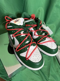 Nike Off White Dunk Low Pine Green | Grailed