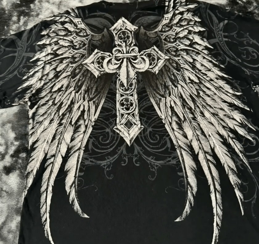 Japanese Brand 2 Y2k New Affliction T-shirt American Vintage Size US S / EU 44-46 / 1 - 12 Thumbnail