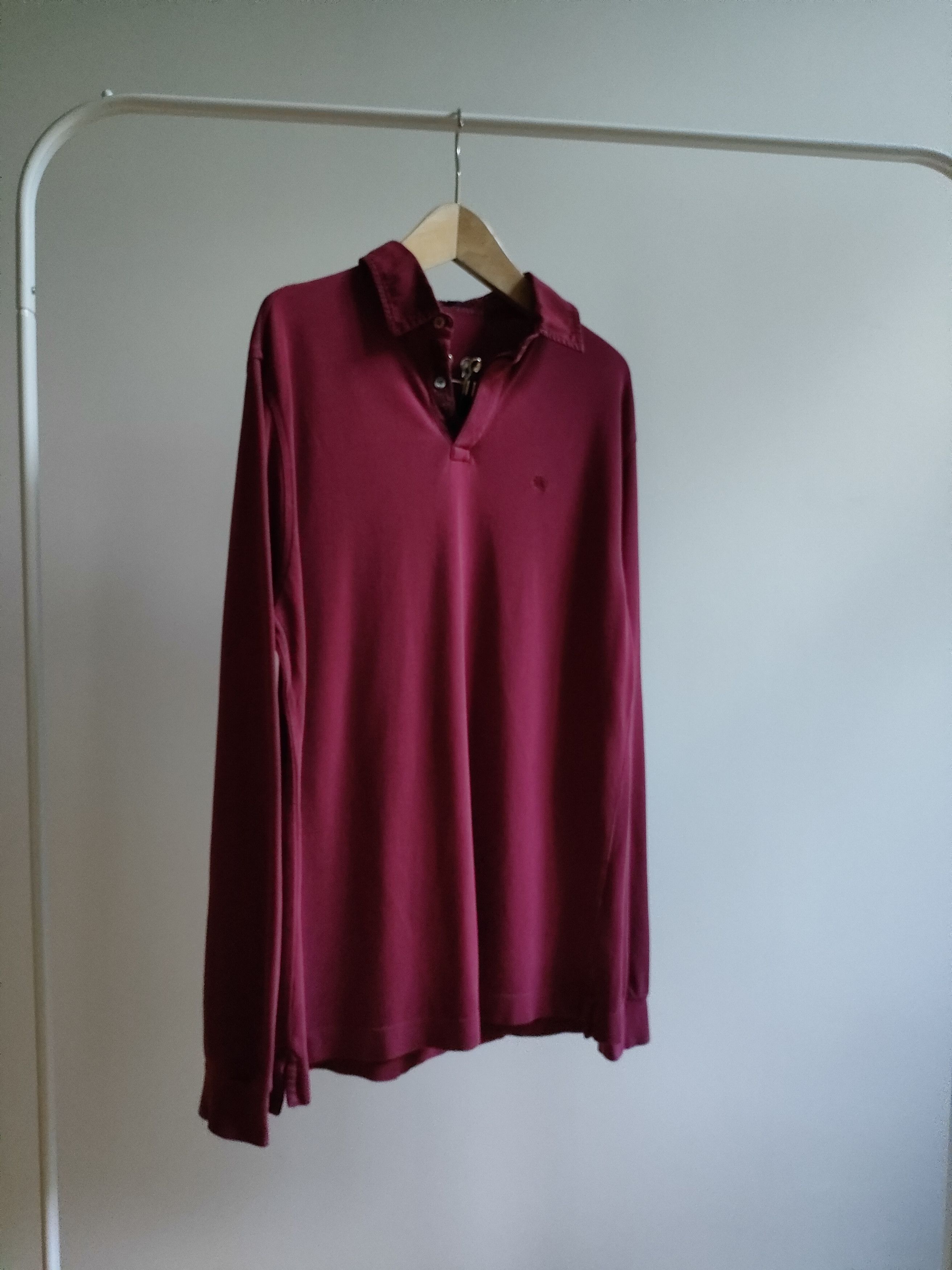 Burberry 2000s Burberry longsleeve polo Size US L / EU 52-54 / 3 - 4 Thumbnail