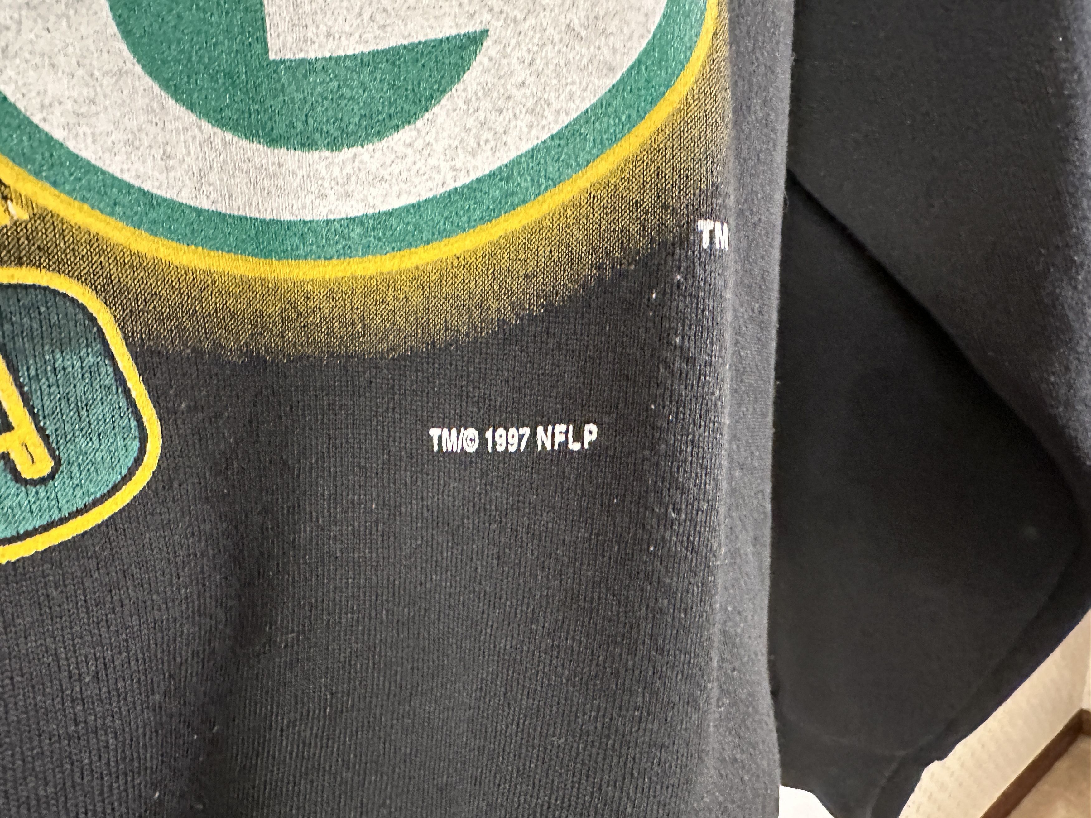 Logo 7 Vintage Green Bay Packers Logo 7 Sweatshirt XL Size US XL / EU 56 / 4 - 3 Thumbnail
