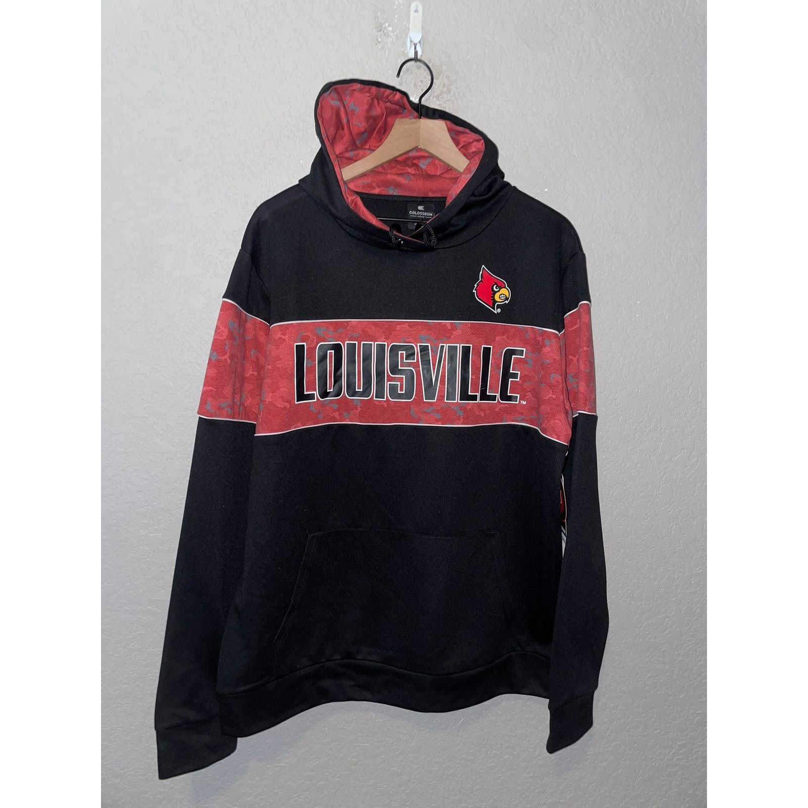 NCAA Louisville Cardinals Hoodie Salesman Sample Rare Large 1/1 Size US L / EU 52-54 / 3 - 1 Thumbnail