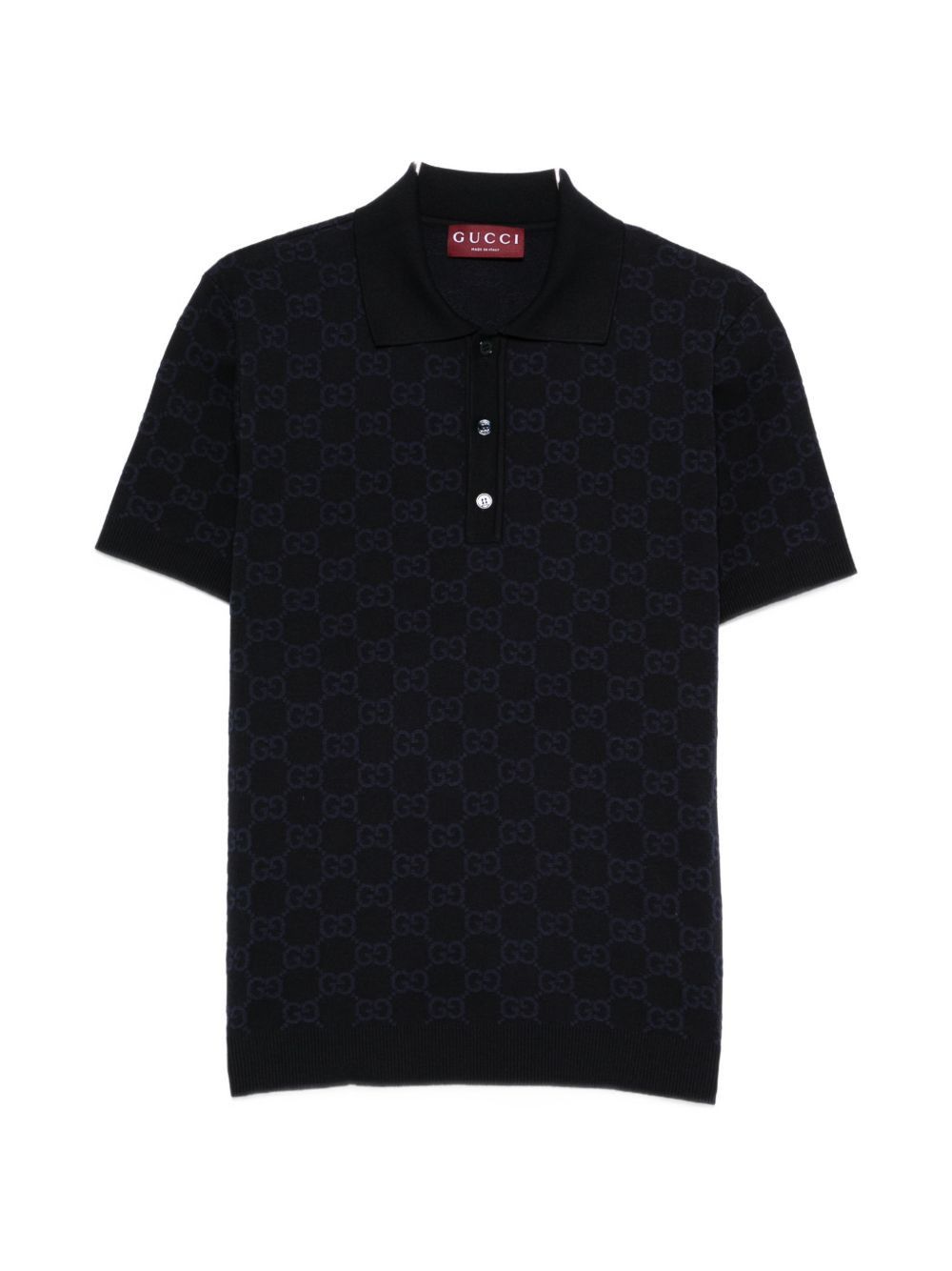 Gucci GG COTTON AND SILK POLO SHIRT Size US L / EU 52-54 / 3 - 1 Thumbnail