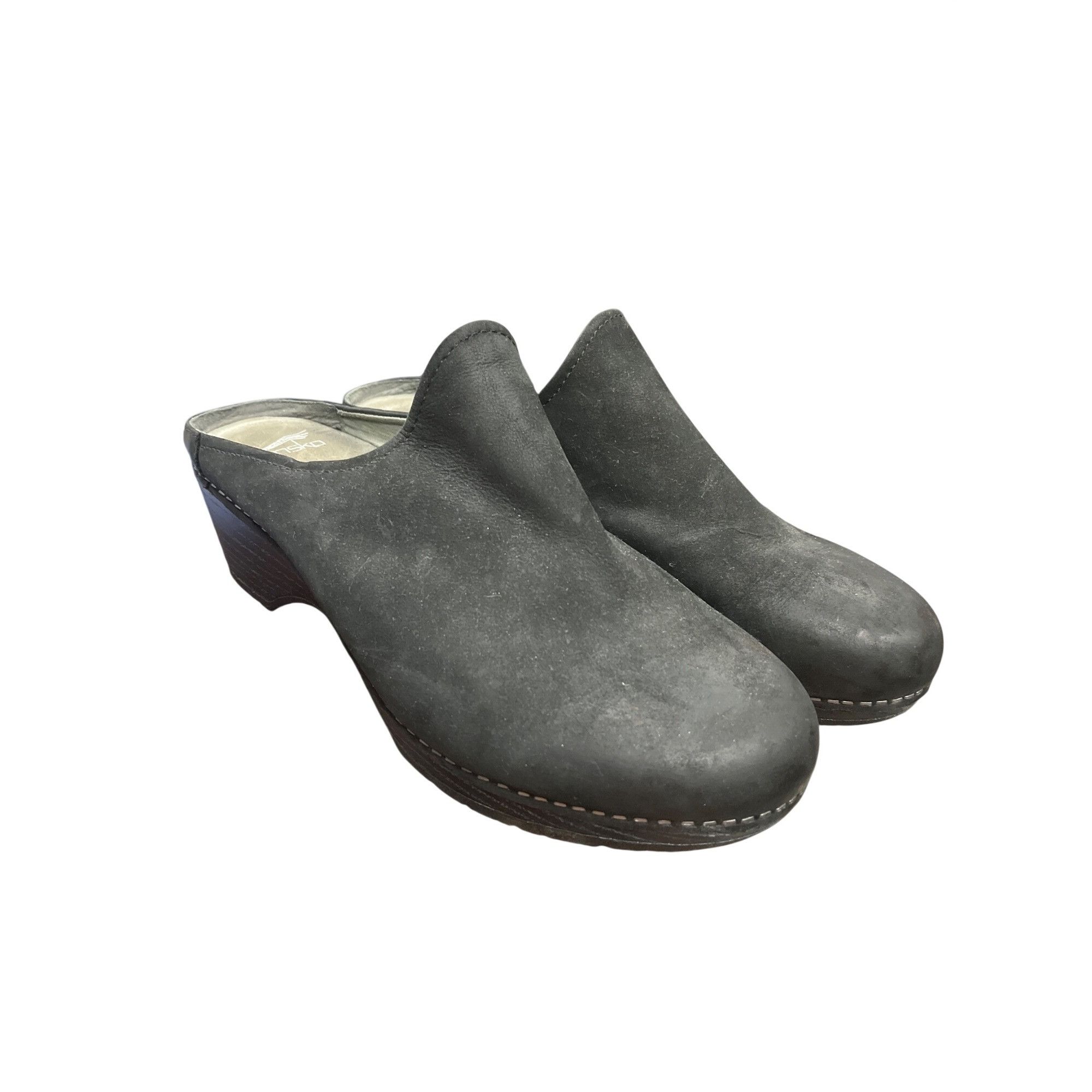 Dansko Dansko wms black leather slip on sandals mules clogs size 10 Size US 10.5 / IT 40.5 - 18 Thumbnail