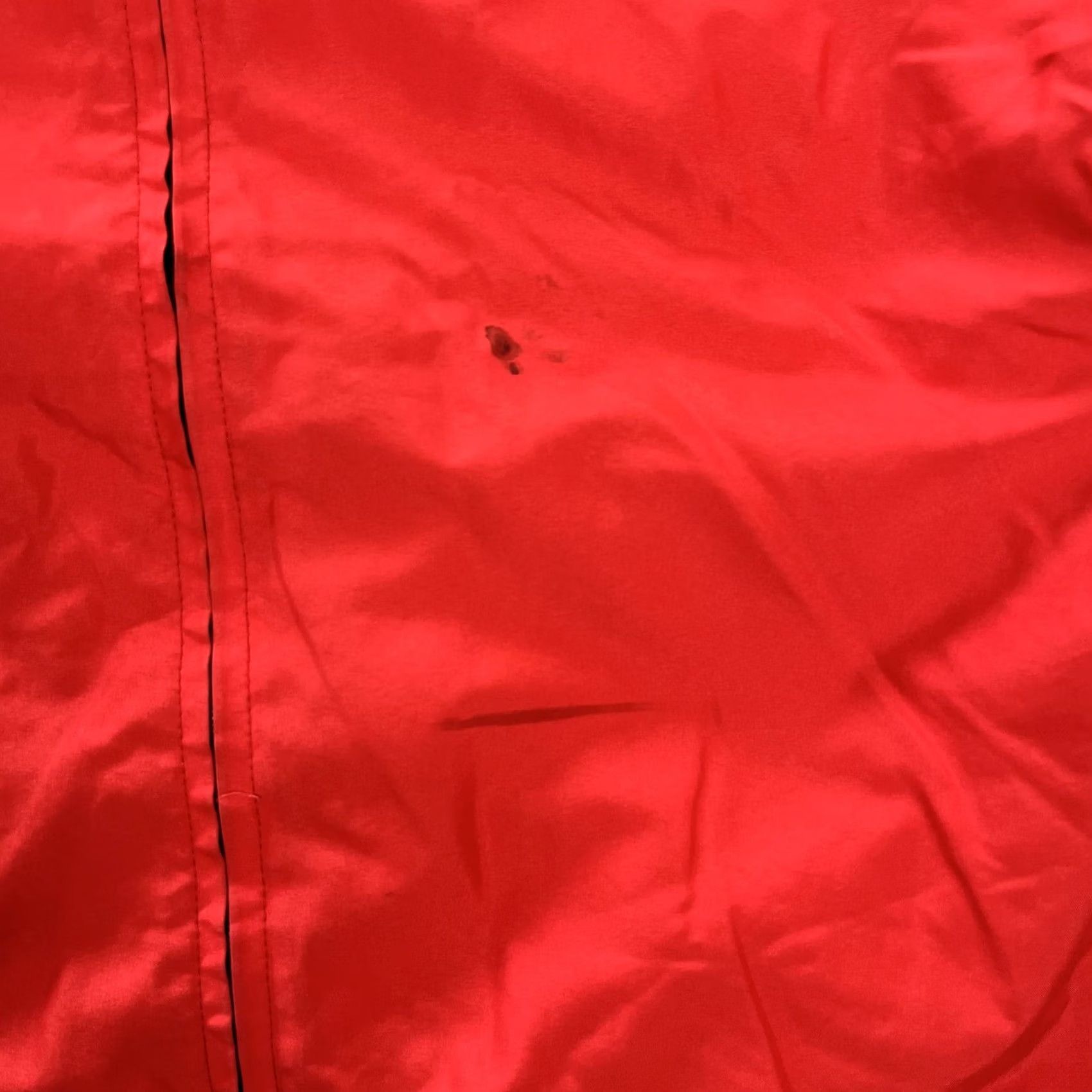 Vintage VINTAGE Shell Jacket Mens XL Red Windbreaker Lined Fleece Softshell Reflective Pockets Zip Workwear Casual Size US XL / EU 56 / 4 - 6 Thumbnail