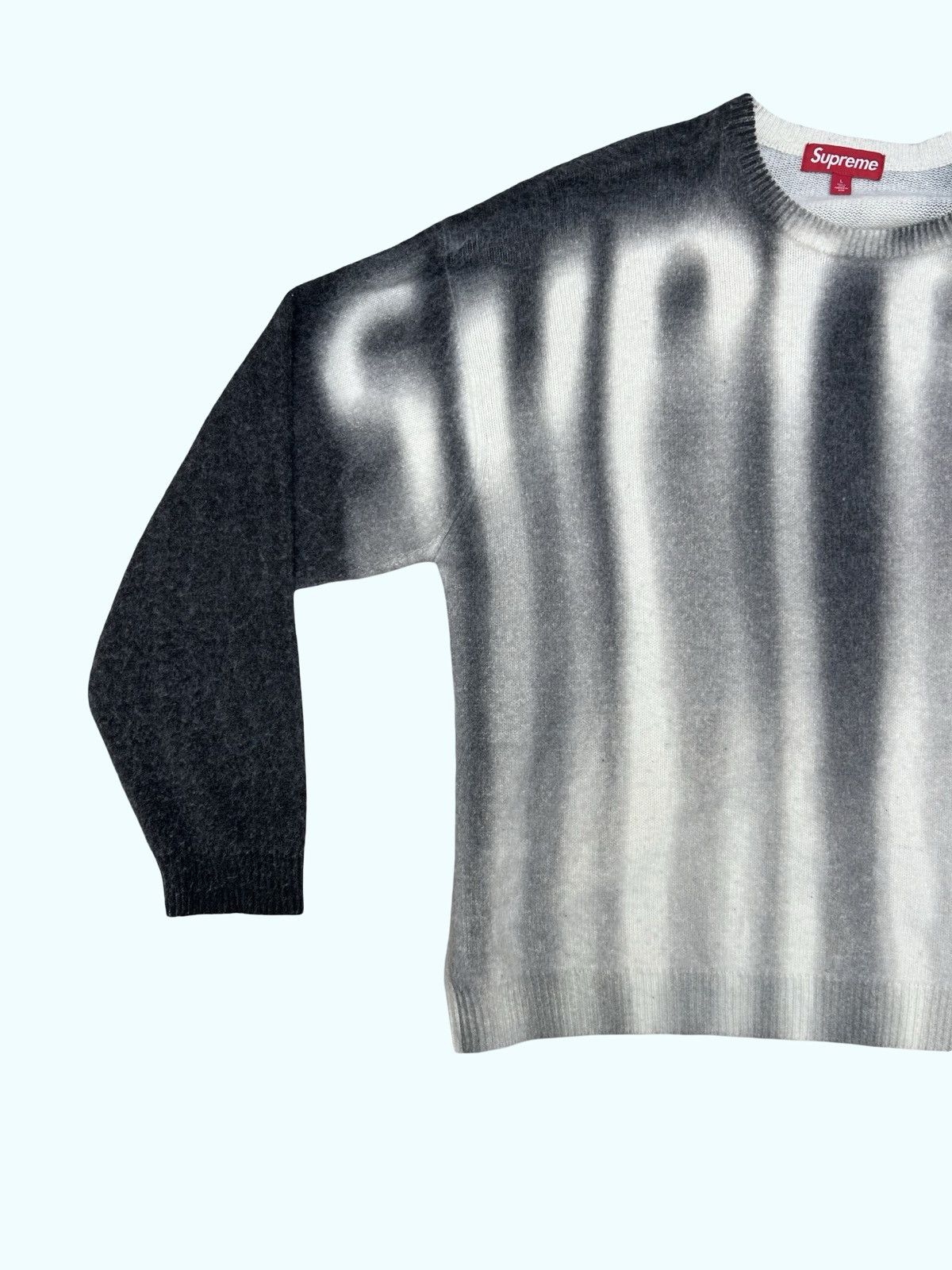 Supreme Supreme Blurred Logo Mohair Sweater Size US L / EU 52-54 / 3 - 2 Thumbnail