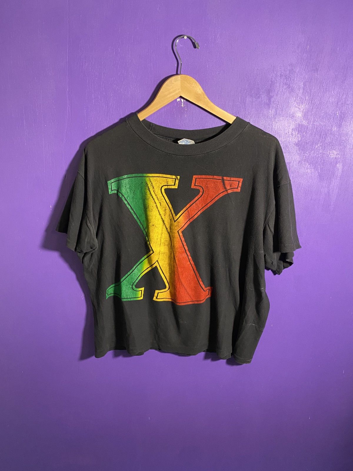 Other Vintage 90s Malcom X faded logo t-shirt Size US M / EU 48-50 / 2 - 1 Thumbnail