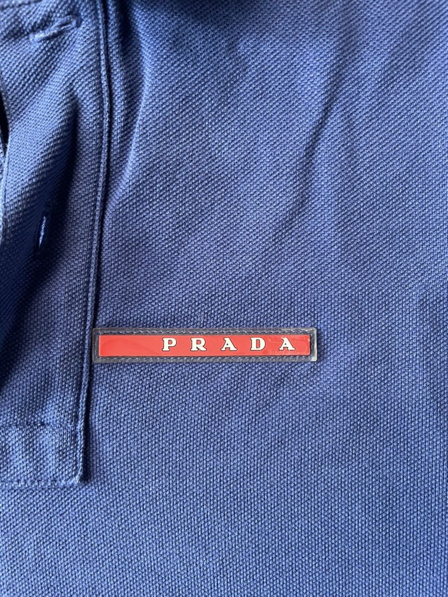 Prada prada navy blue polo Size US M / EU 48-50 / 2 - 2 Thumbnail