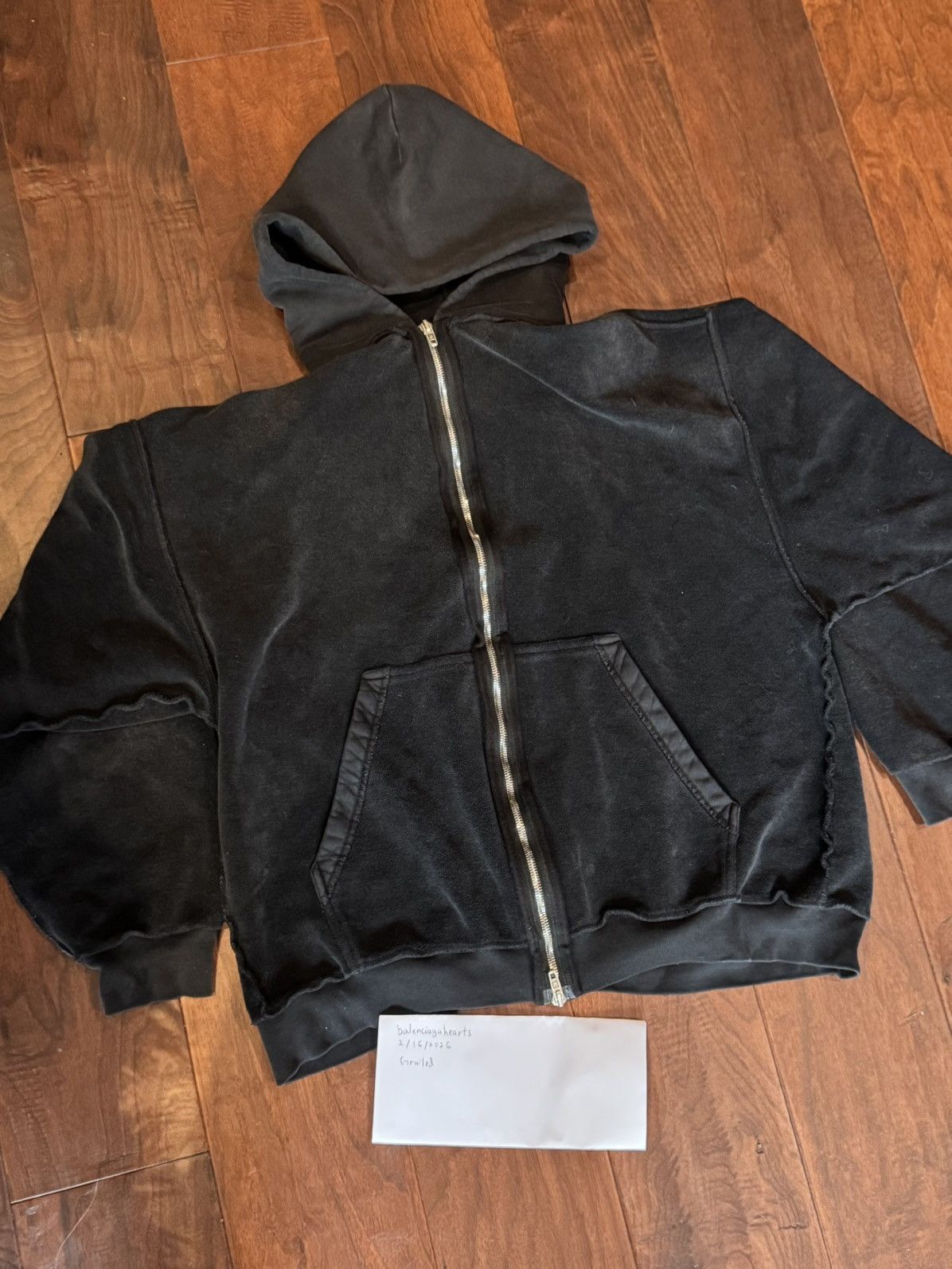 Balenciaga Balenciaga Inside Out Zip Hoodie Size US S / EU 44-46 / 1 - 5 Thumbnail