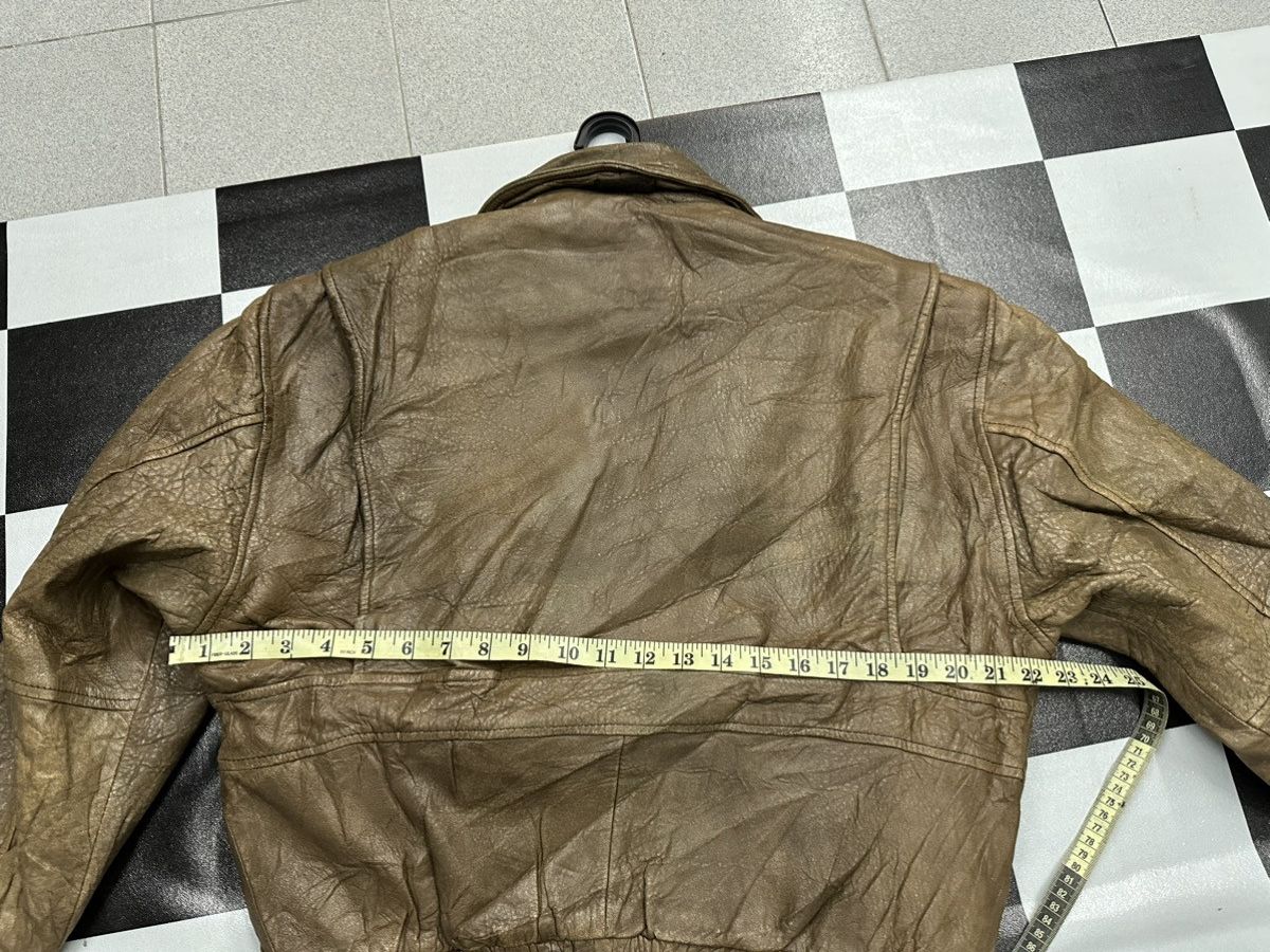 Japanese Brand 90's Genuine Leather Gleeman Jacket Size US M / EU 48-50 / 2 - 9 Thumbnail