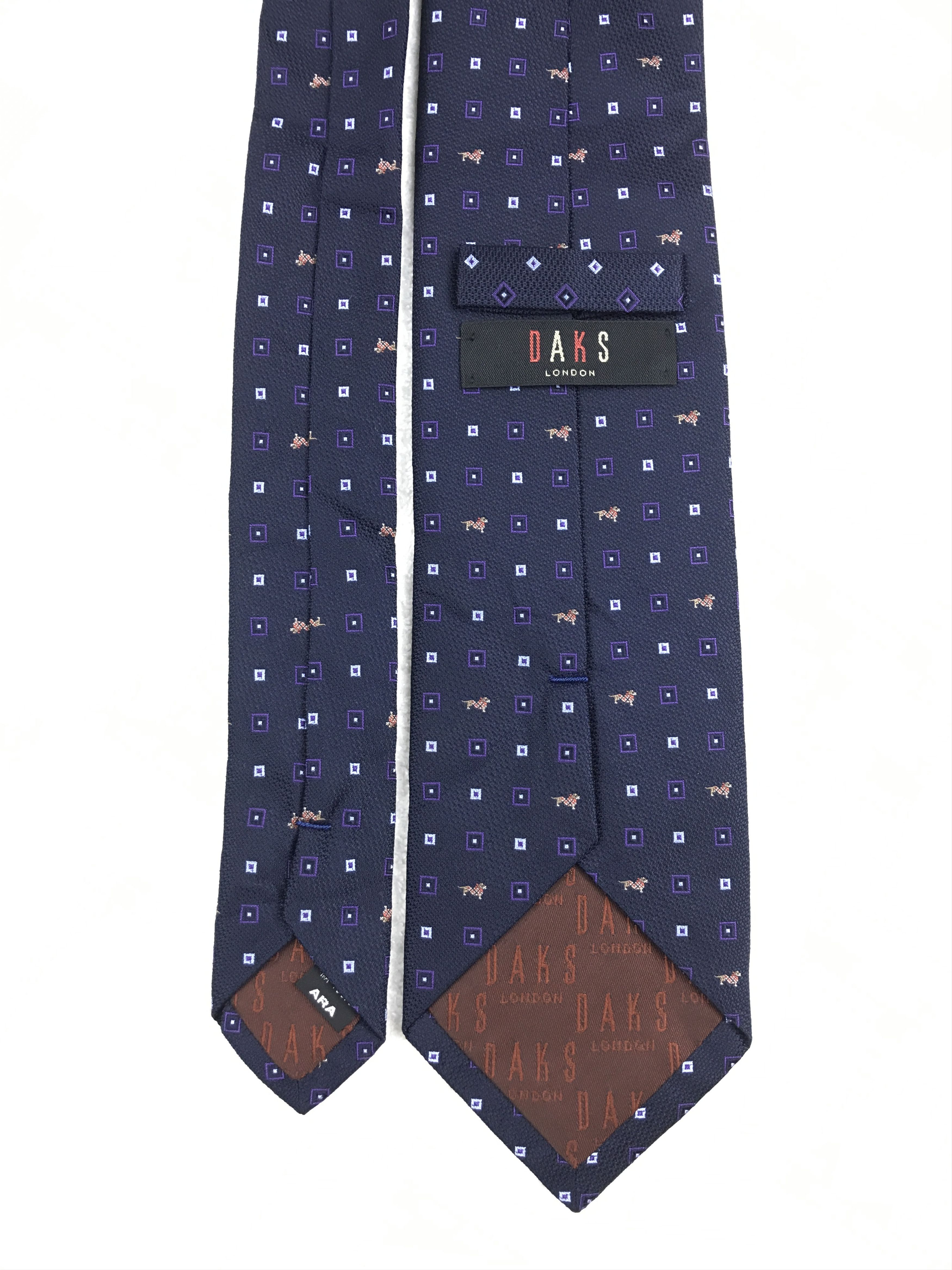 DAKS × Designer × Vintage Vintage DAKS Silk Necktie Size ONE SIZE - 4 Thumbnail
