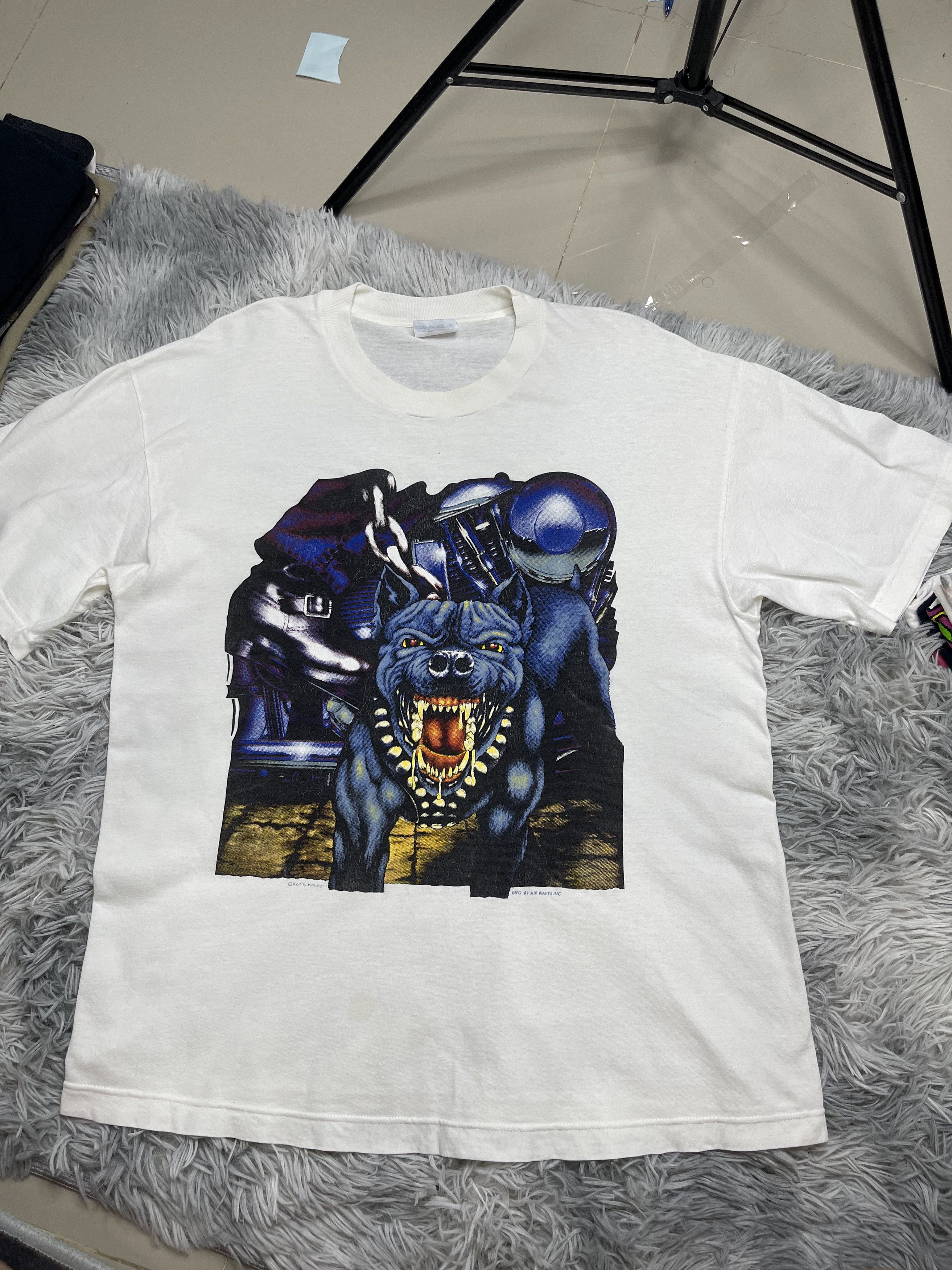 Vintage Pit Bull Motorcycle Air Waves Inc. Tees Size US L / EU 52-54 / 3 - 4 Thumbnail