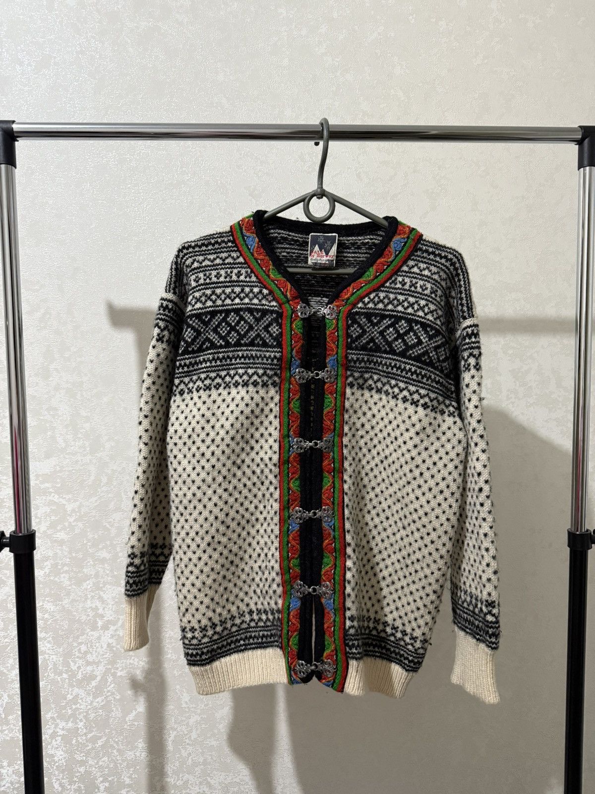 Dale Of Norway DALE OF NORWAY WOOL CARDIGAN ARCTIC WOOMEN’S SWEATER WINTER Size M / US 6-8 / IT 42-44 - 1 Thumbnail