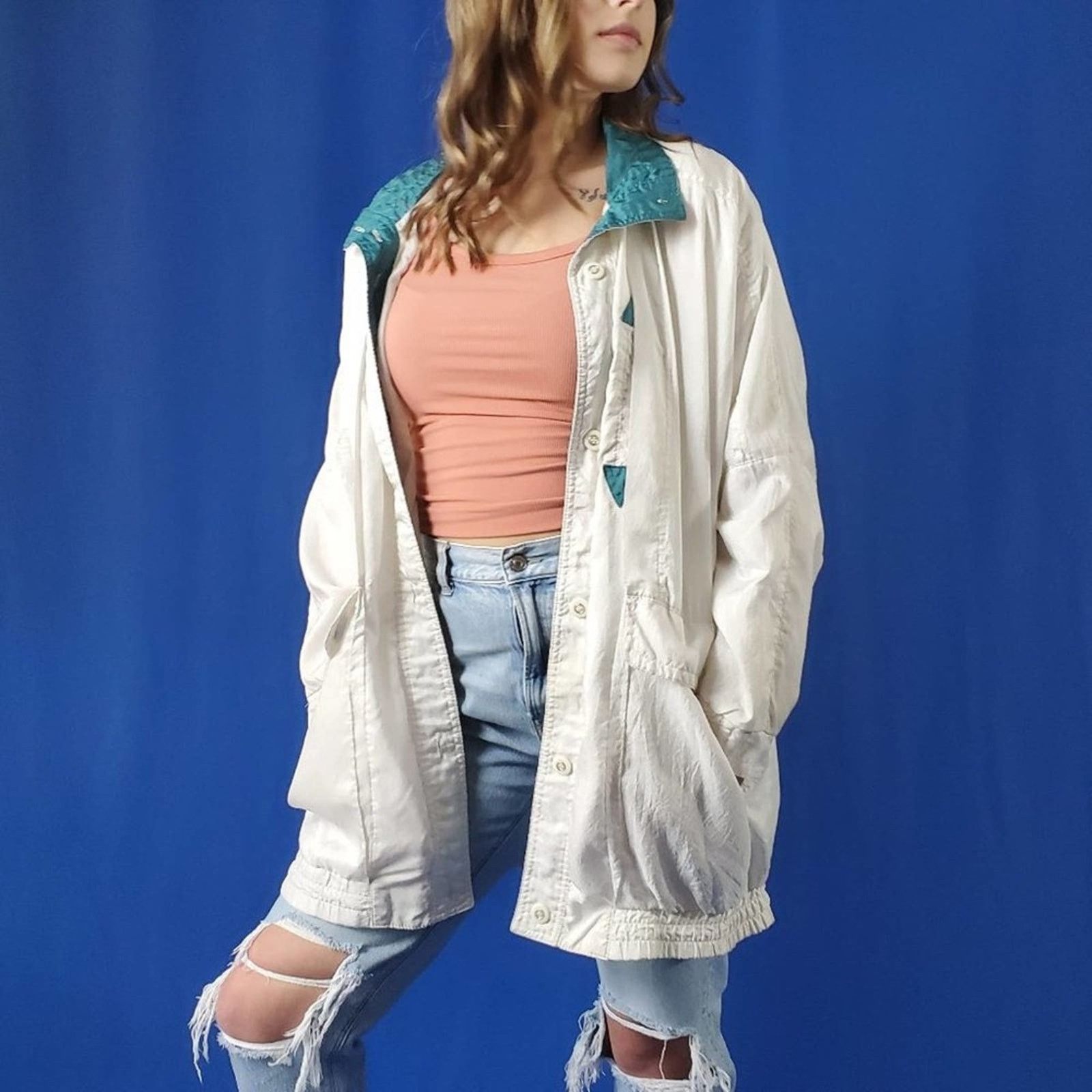 Vintage Vintage 90's Oversized Jacket Size L / US 10 / IT 46 - 1 Thumbnail