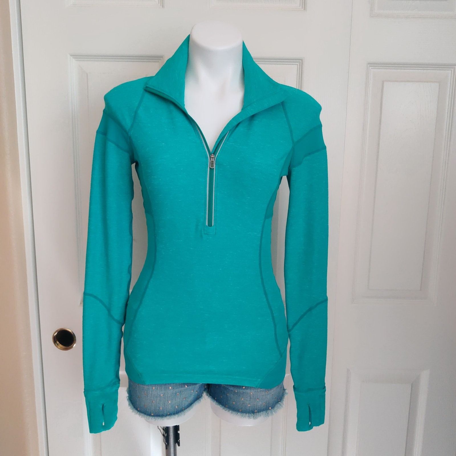 Lululemon Lululemon Run: Inspire 1/2 Zip Pullover Size S / US 4 / IT 40 - 1 Thumbnail