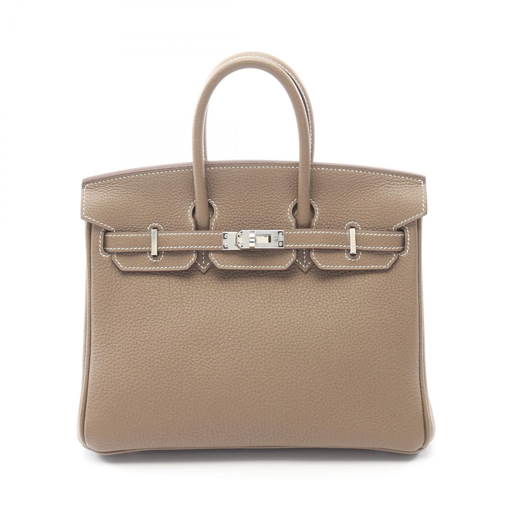 Hermes Hermes Hermes Birkin25 Togo Calfskin Handbag Leather Handbag U2022 DUTY FREE for USA Size ONE SIZE - 1 Thumbnail