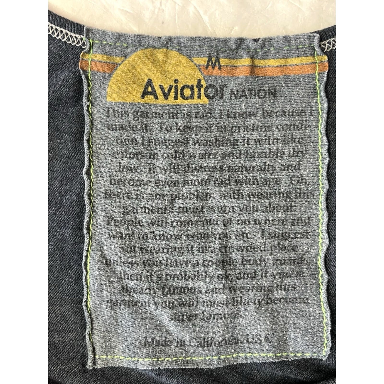 Aviator Nation Aviator Nation Shirt Men Tank Top ACL Music Festival Blue Size Medium Size US M / EU 48-50 / 2 - 5 Thumbnail
