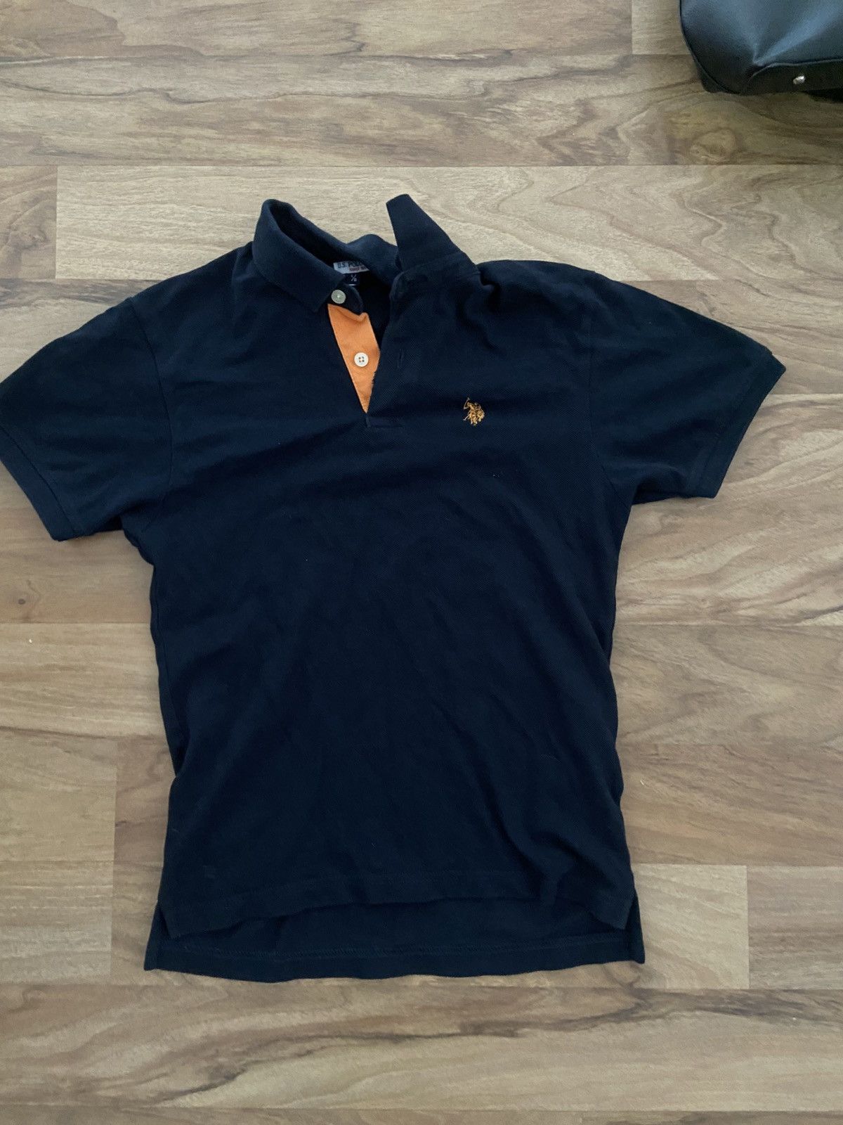 Polo Ralph Lauren Navy and orange polo Size S / US 4 / IT 40 - 1 Thumbnail