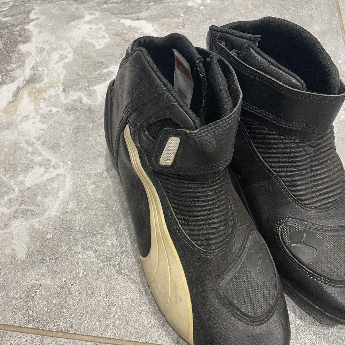 Japanese Brand Puma 90s flat bottes Moto Leather Boots Boxing Wrestling Size US 11 / EU 44 - 11 Thumbnail