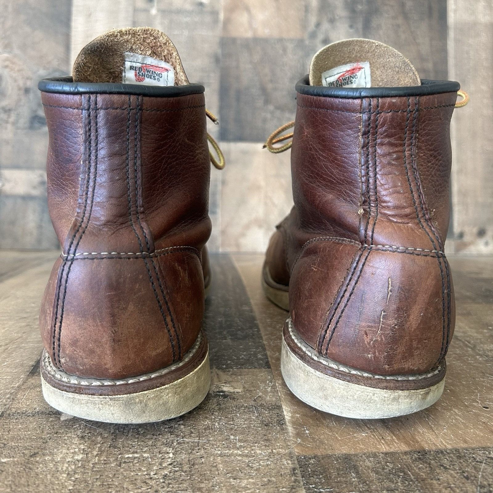 Red Wing Red Wing 8138 Heritage Moc Toe Work Boots Mens 11.5 D Size US 11.5 / EU 44-45 - 7 Thumbnail